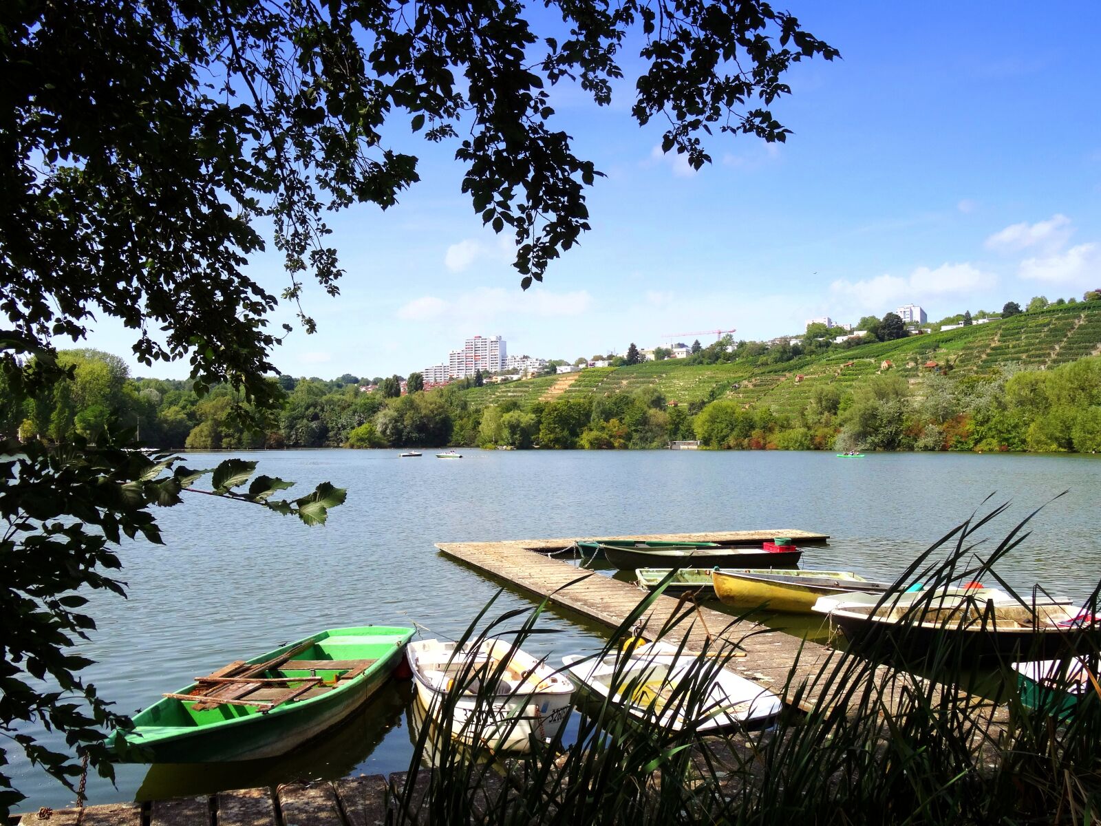 Sony Cyber-shot DSC-HX50V sample photo. Max-eyth-lake, stuttgart, lake photography