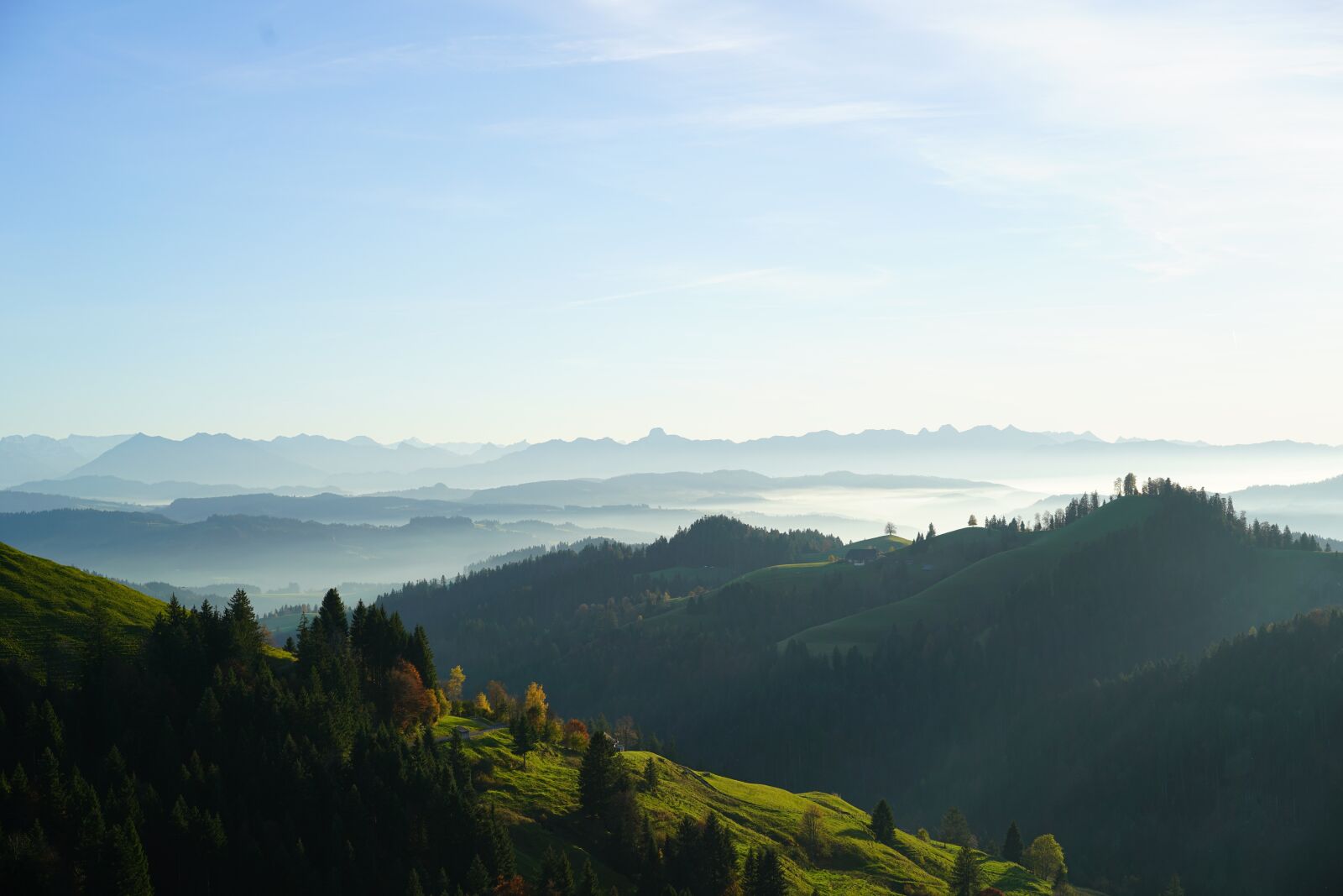 Sony a7R II + Sony Sonnar T* FE 55mm F1.8 ZA sample photo. Lüderenalp, mountains, view photography