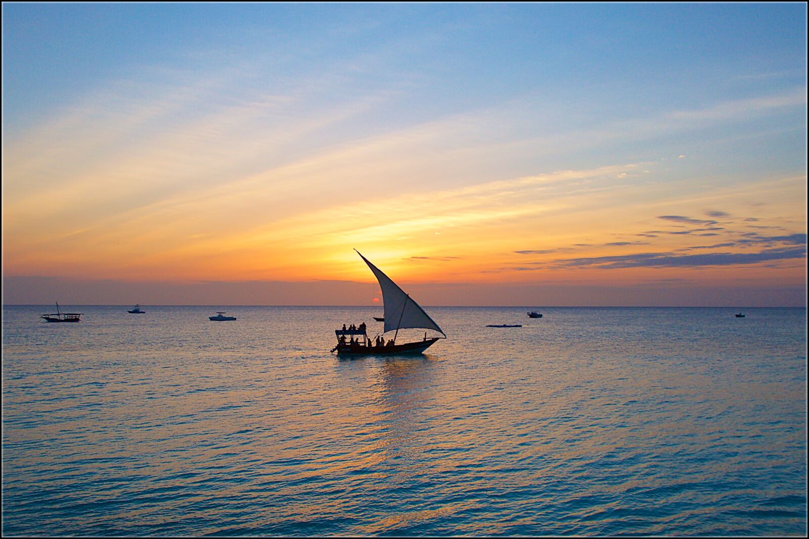 Nikon D90 sample photo. Zanzibar, sunset, sail photography