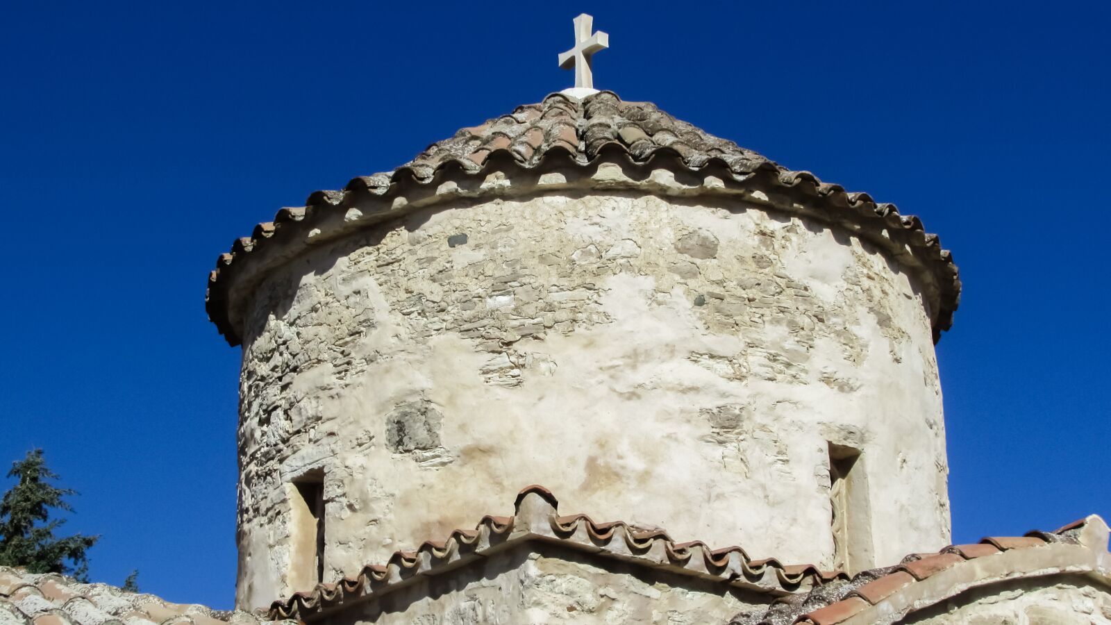 Canon PowerShot SX400 IS sample photo. Panagia of kofinou, church photography