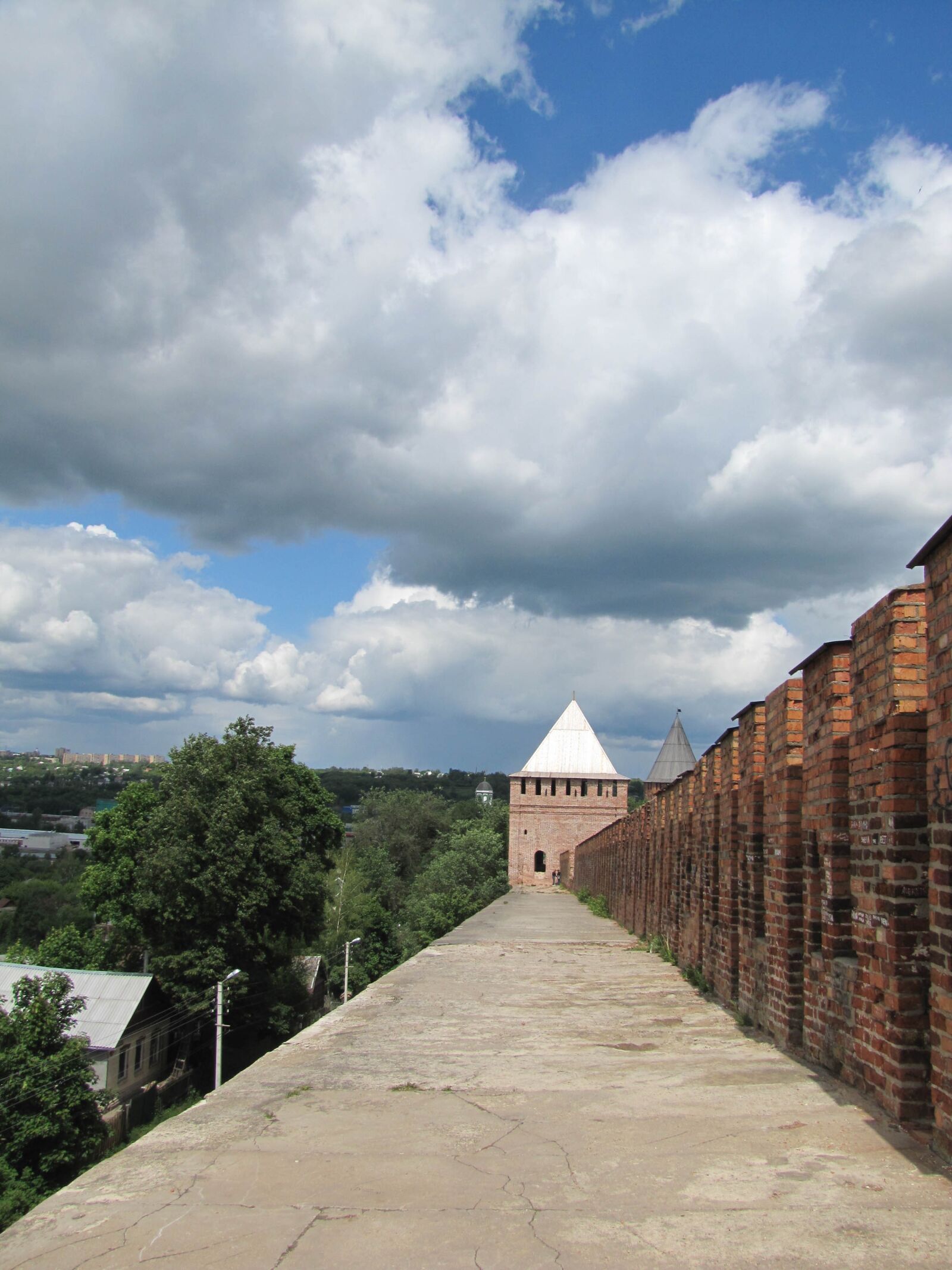 Canon PowerShot SX20 IS sample photo. Smolensk fortress, fortress wall photography