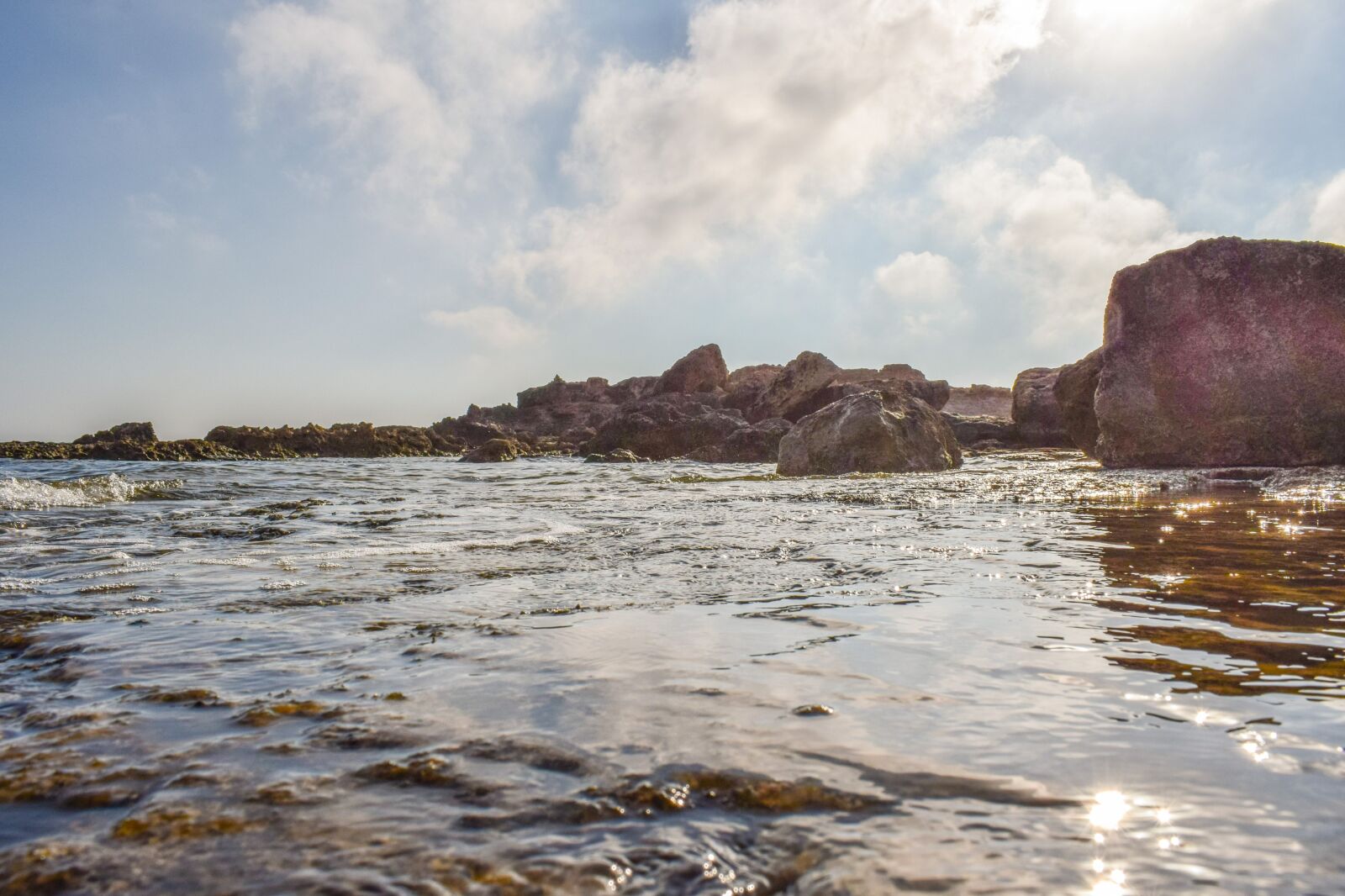 Nikon D3300 sample photo. Rocky coast, sea, sky photography