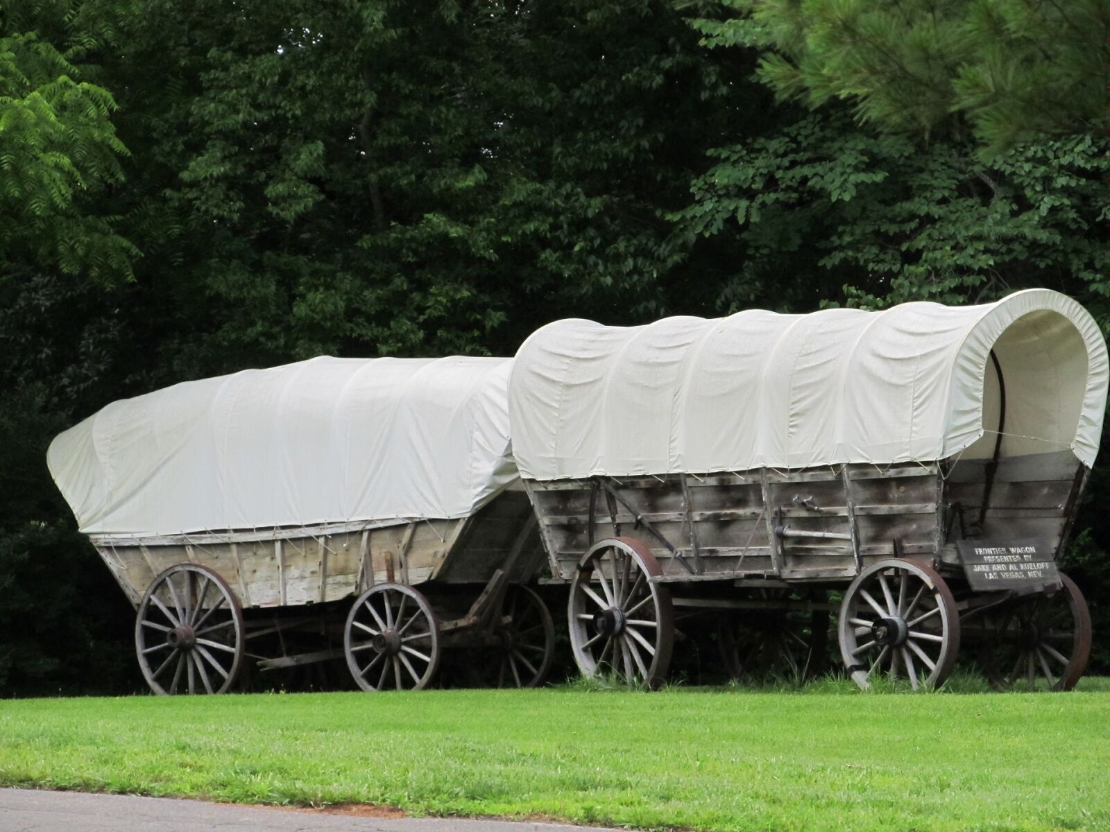 Canon PowerShot SX130 IS sample photo. Covered wagons, transportation, historical photography
