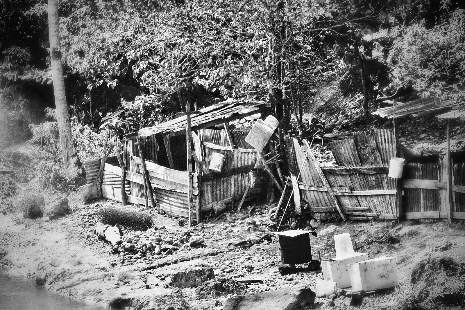 Canon EOS 7D sample photo. Shack, caribbean, building photography