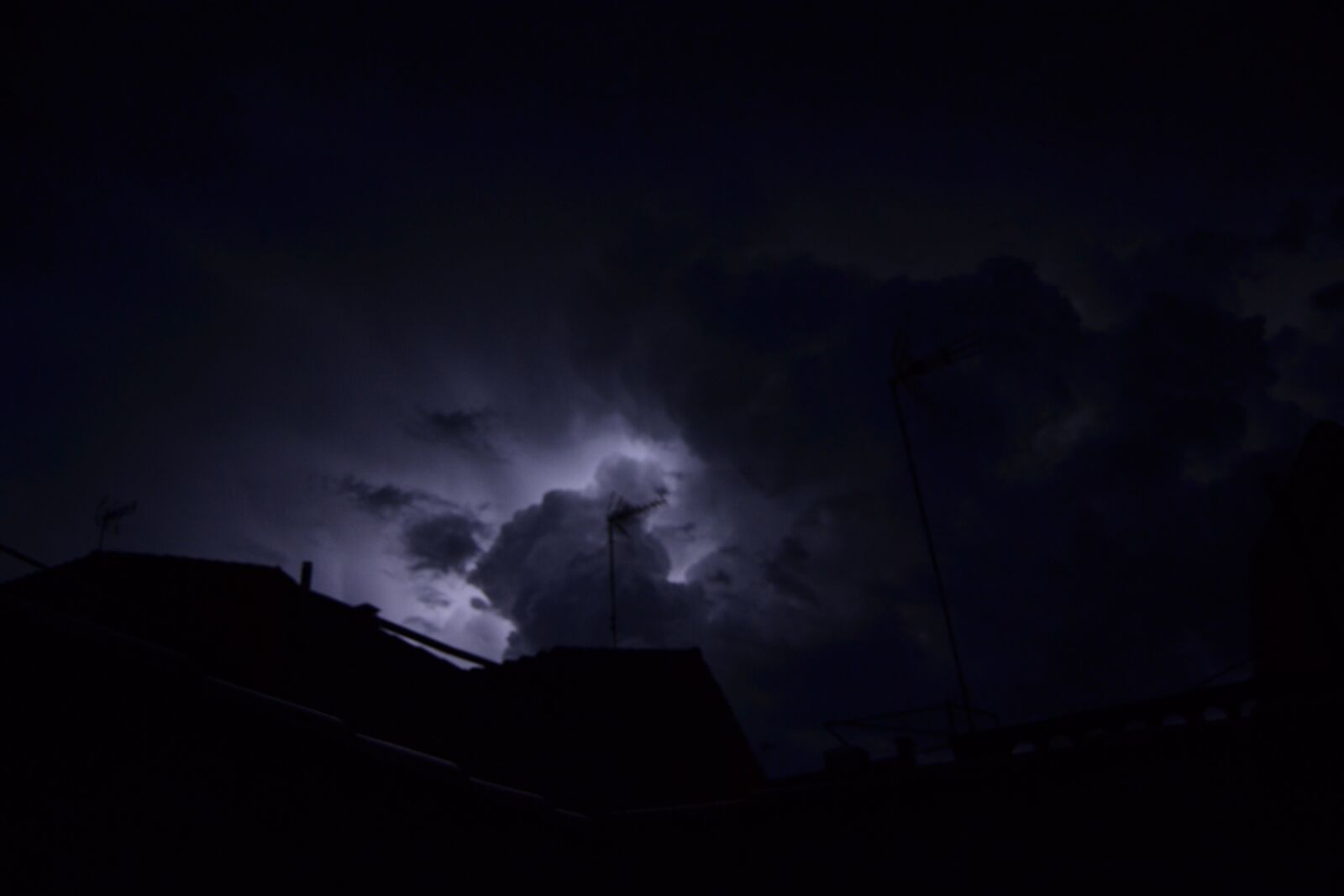 Nikon D3100 sample photo. Storm, sky, night photography