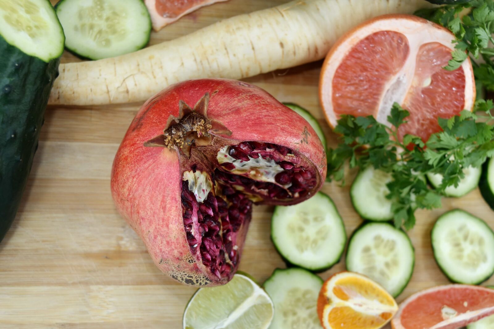 Nikon D5500 sample photo. Cucumber, food, ingredients, kitchen photography
