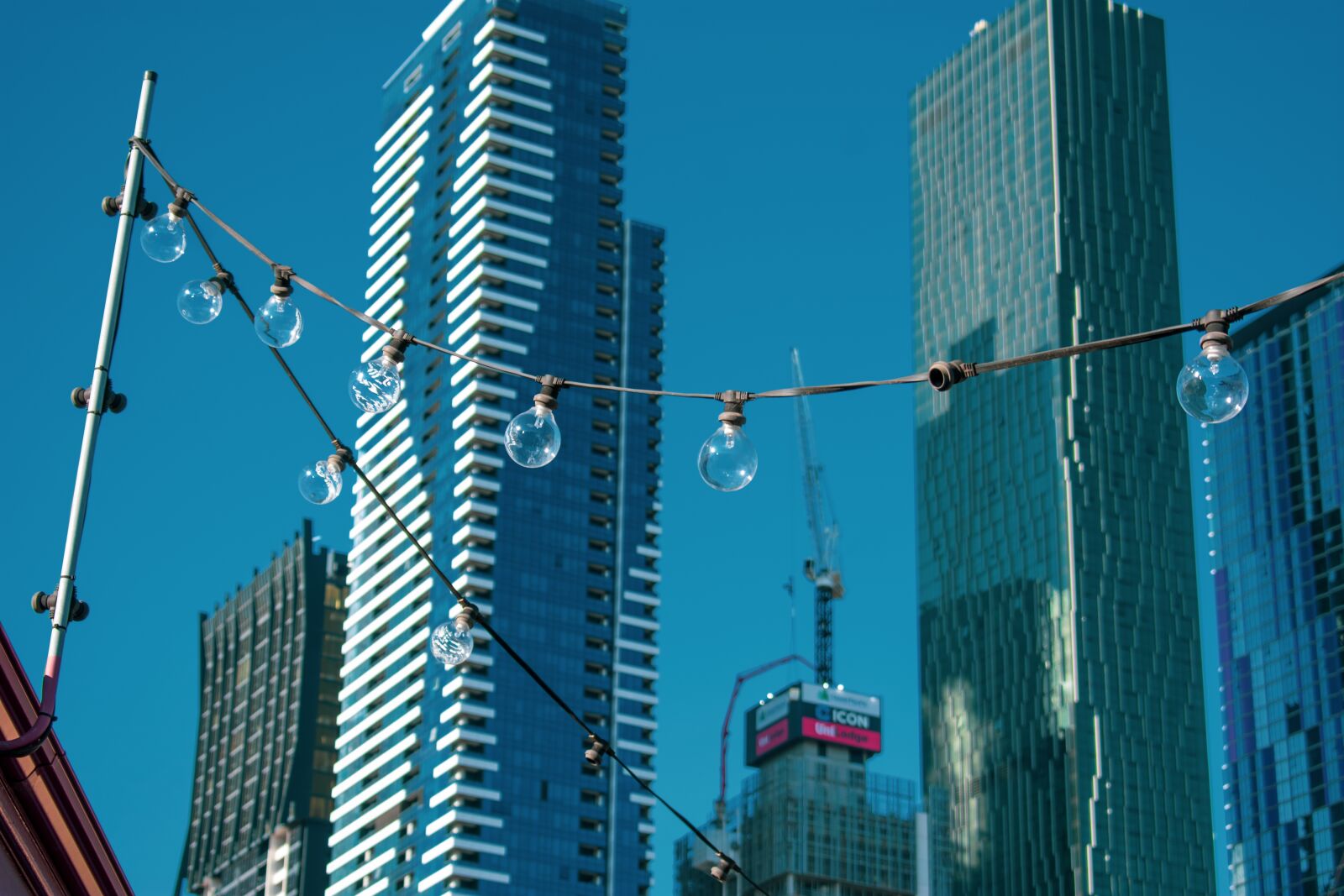 Nikon D3400 sample photo. Melbourne, skyline, lamp photography