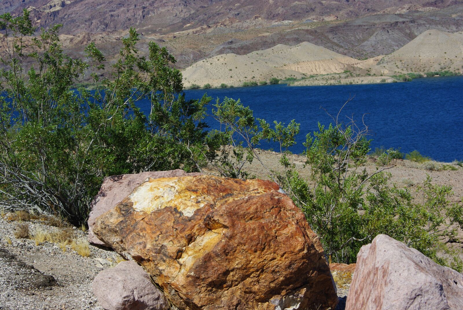 Pentax K200D sample photo. Nevada, nelson's landing, water photography