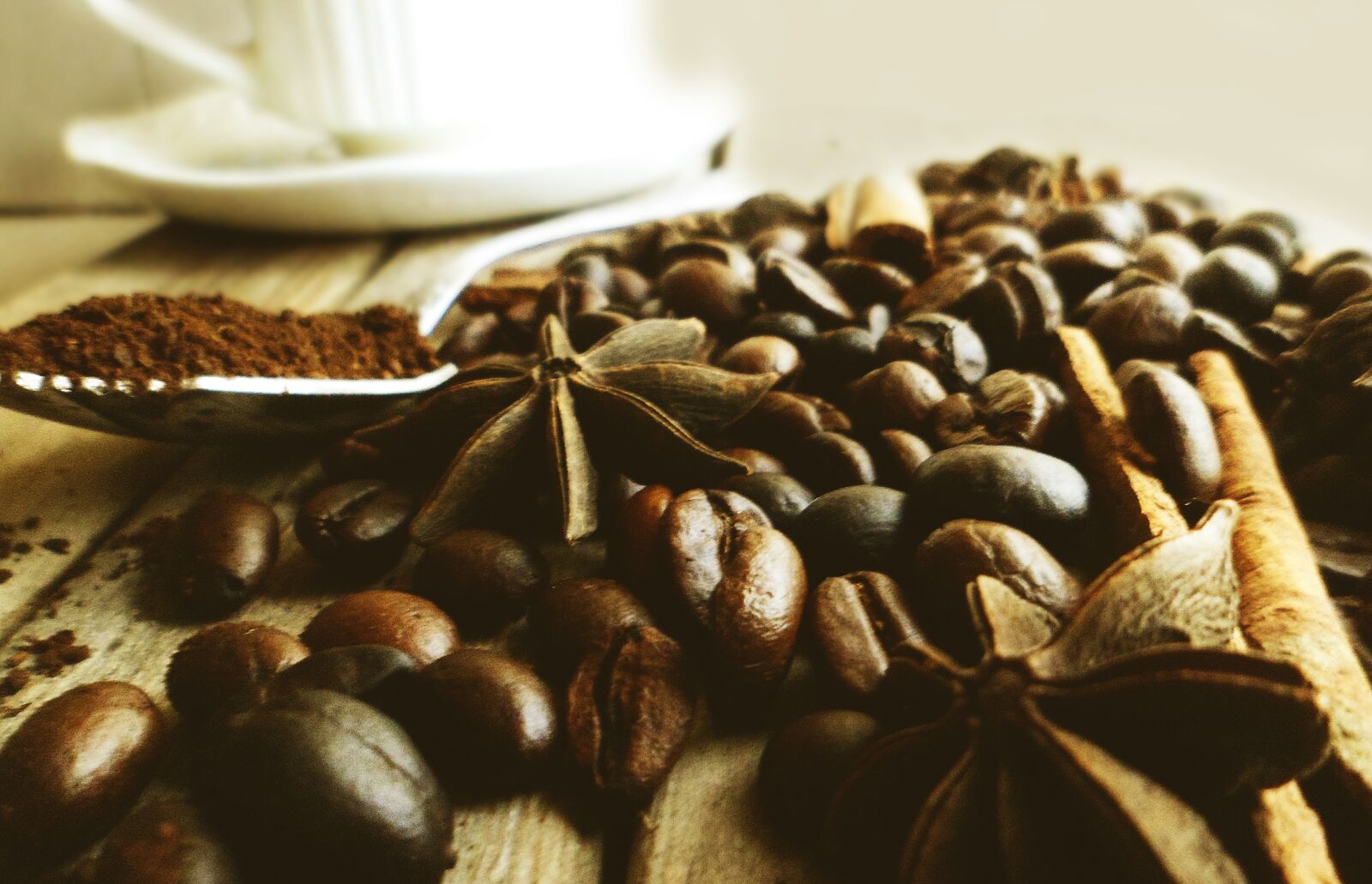 Samsung PL120,PL121 / VLUU PL120,PL121 sample photo. Coffe, coffee, cinnamon photography