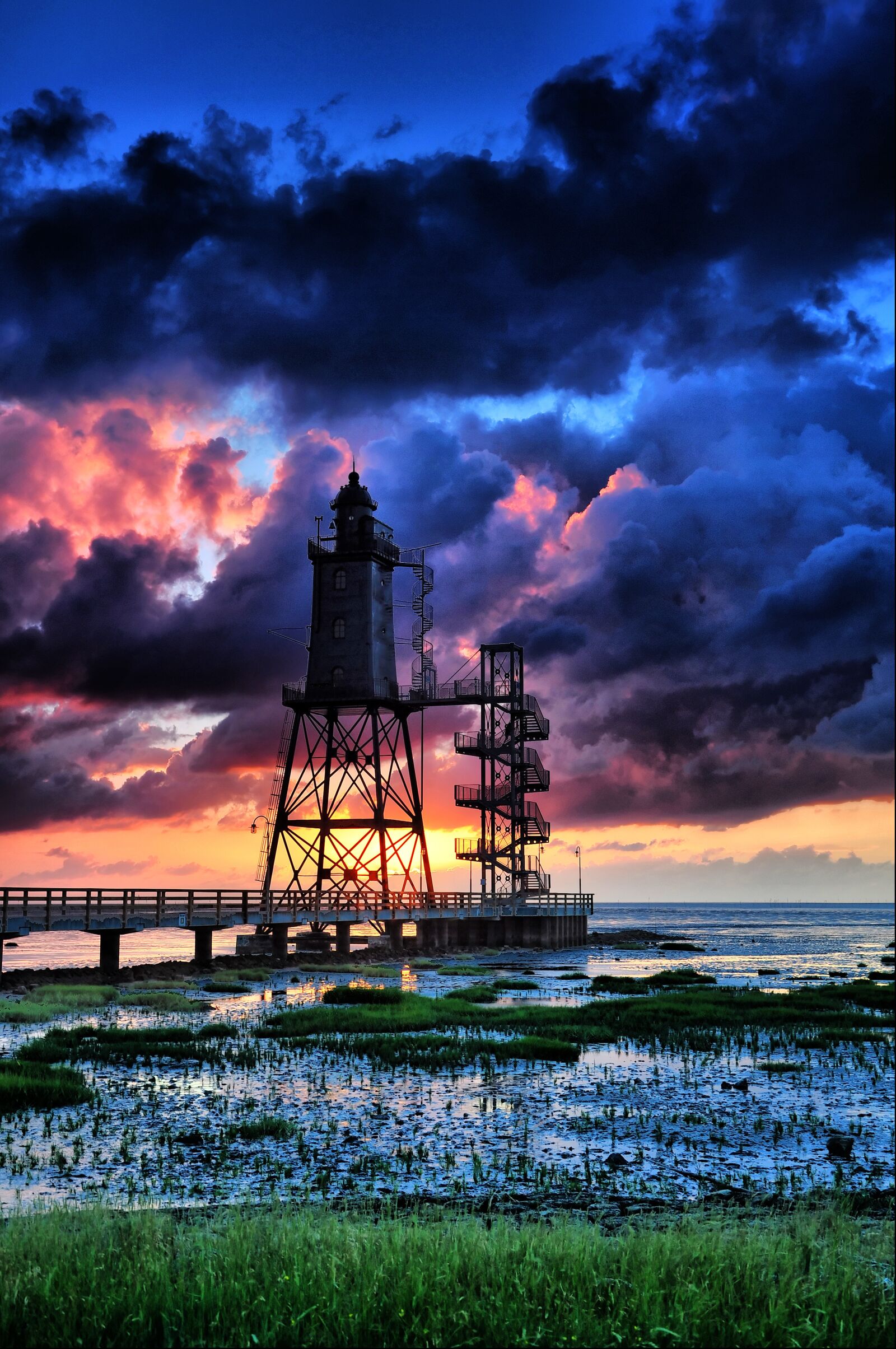 Nikon D90 sample photo. North sea, dorum, lighthouse photography