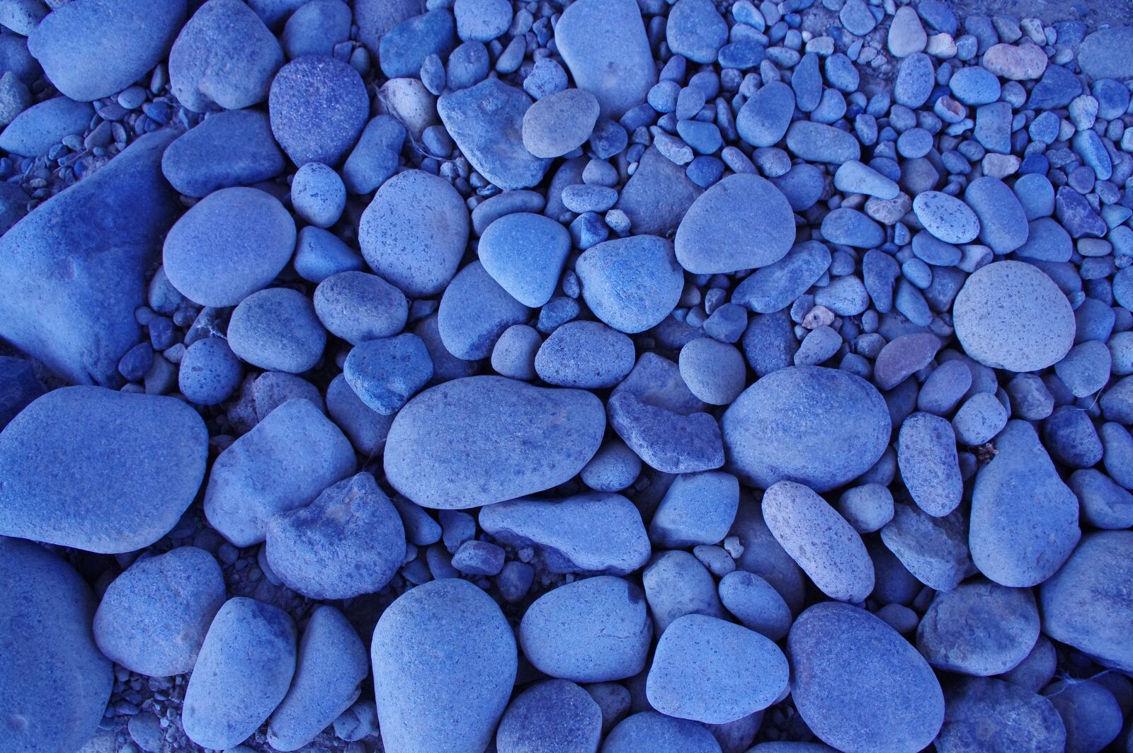 Pentax K-r sample photo. Stone, blue, grey photography