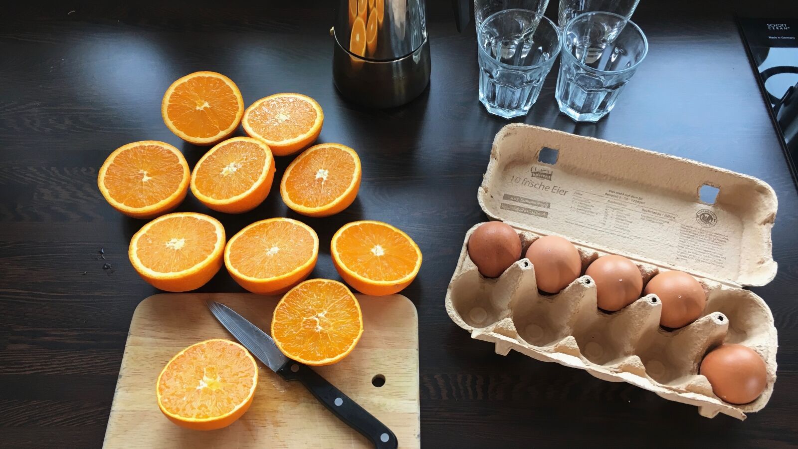 Apple iPhone 6s sample photo. Breakfast, egg, juice photography