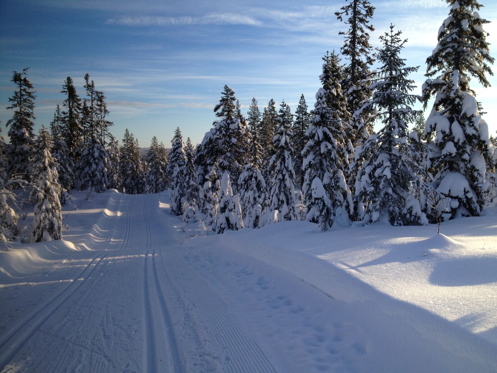 iPhone 4S back camera 4.28mm f/2.4 sample photo. Skiing, ski, nordic photography