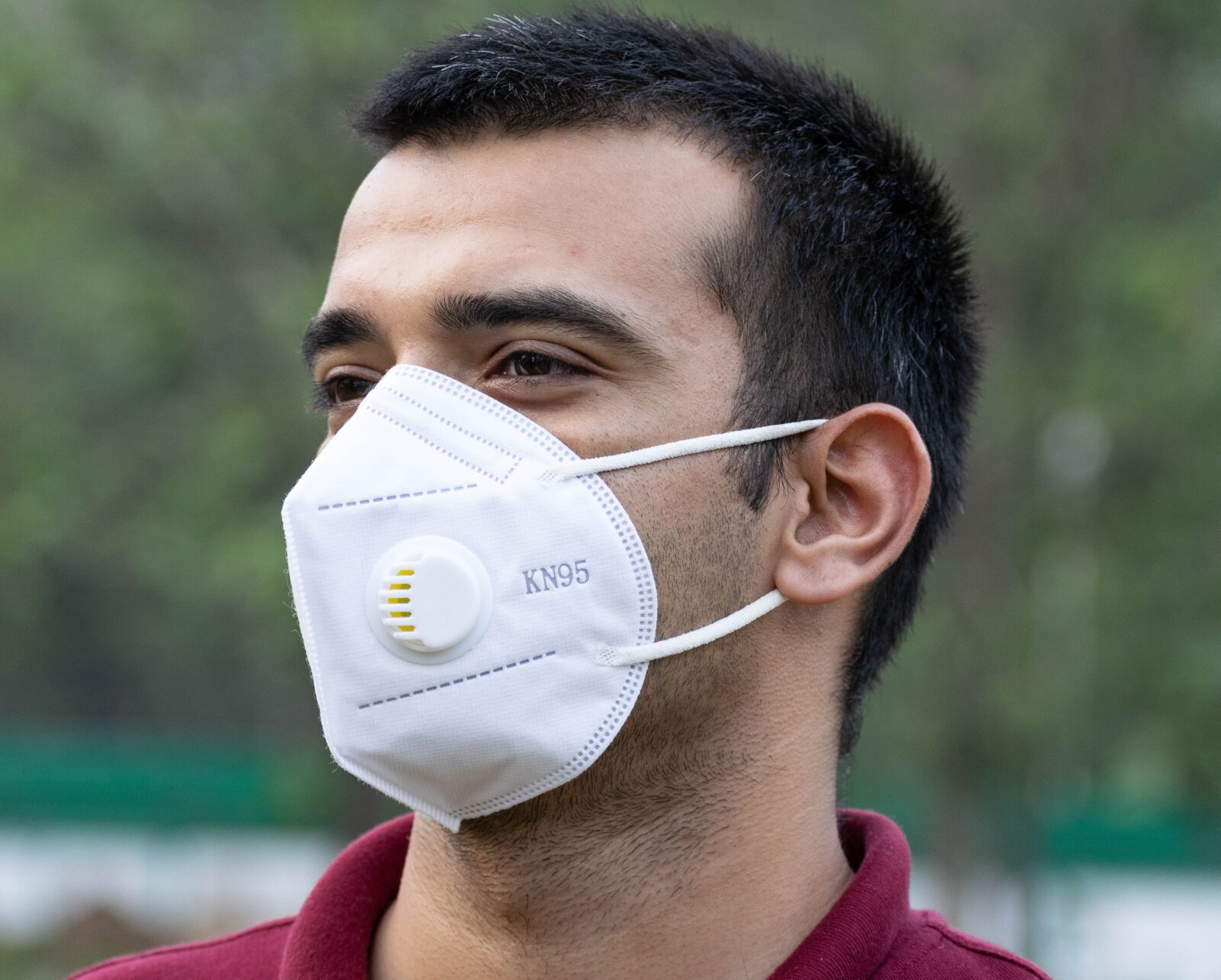 Nikon D3300 sample photo. Kn95 mask, mask, protection photography