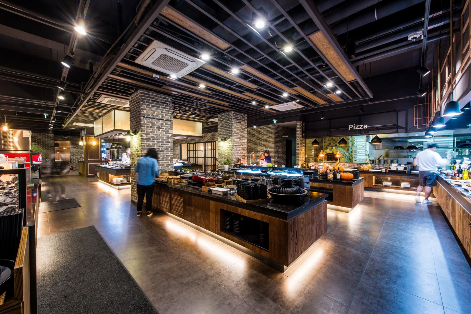 Nikon D810 sample photo. Buffet, salad bar, restaurant photography