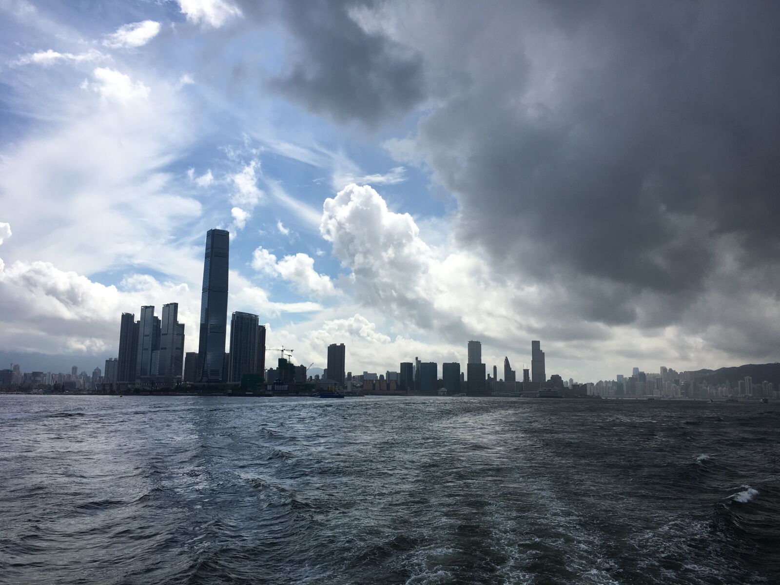 Apple iPhone 6s sample photo. Water, cloud, hong kong photography