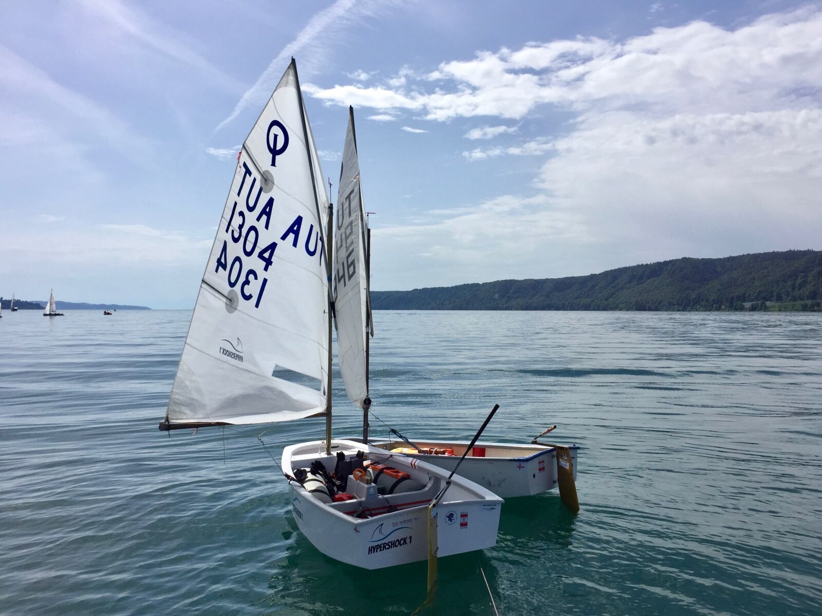 iPhone 6 Plus back camera 4.15mm f/2.2 sample photo. Opti, regatta, lake constance photography
