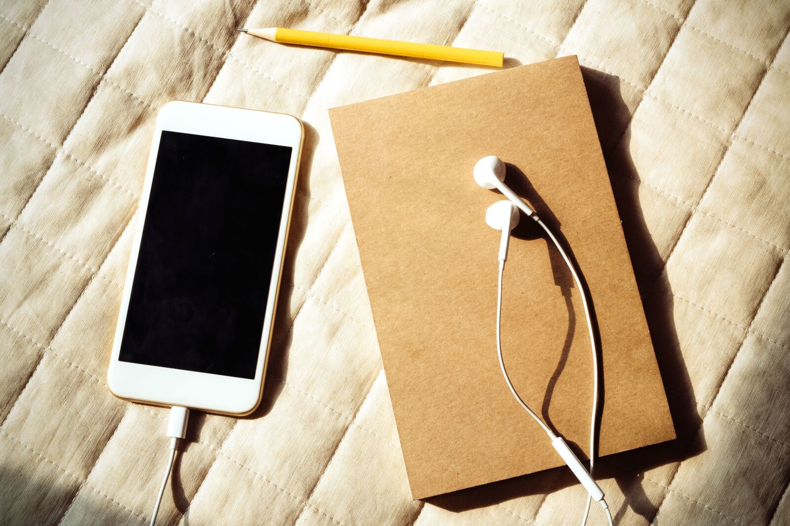 Fujifilm X-A2 + Fujifilm XC 16-50mm F3.5-5.6 OIS II sample photo. Wood, pencil, earphone, business photography