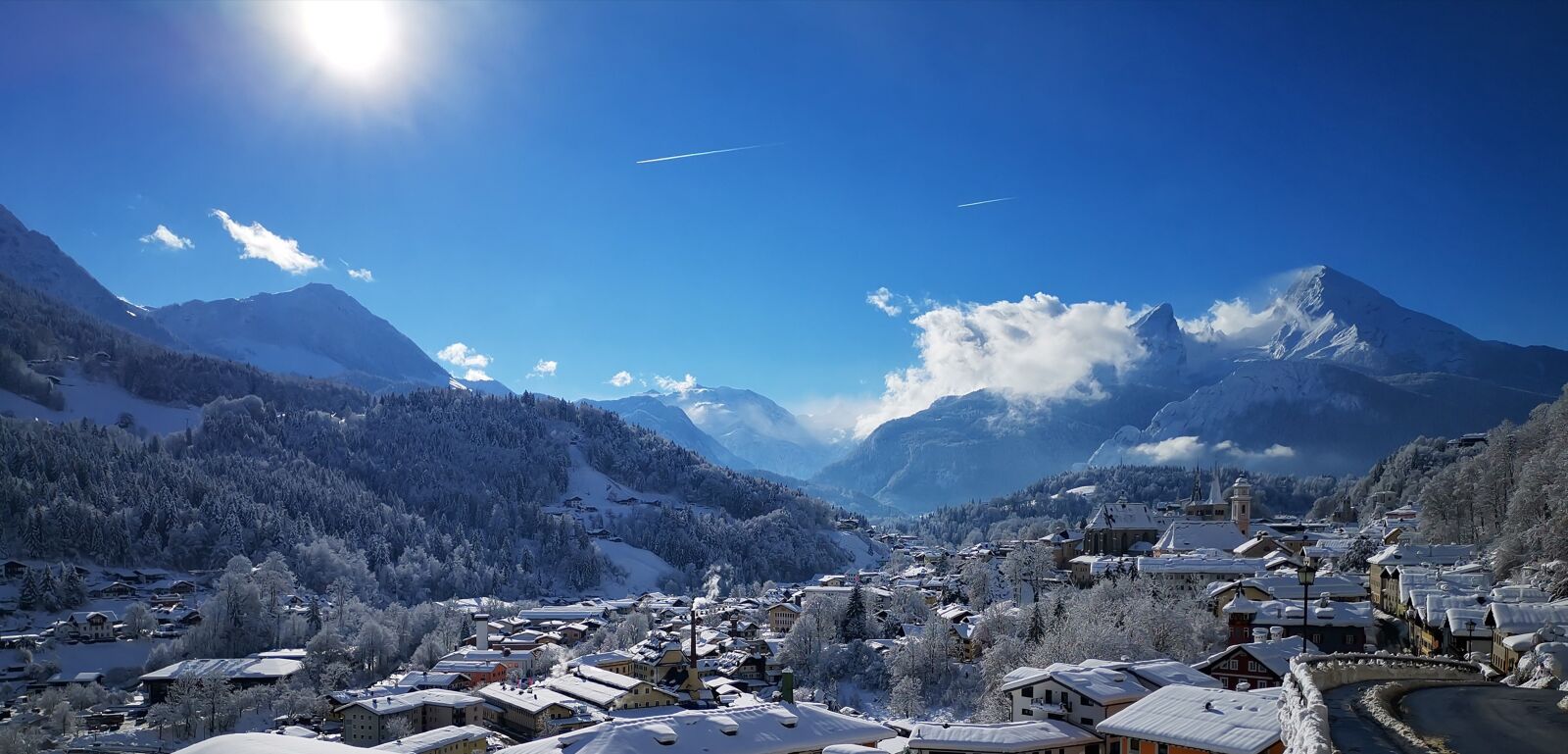 HUAWEI HMA-L29 sample photo. Berchtesgaden, watzmann, winter holiday photography