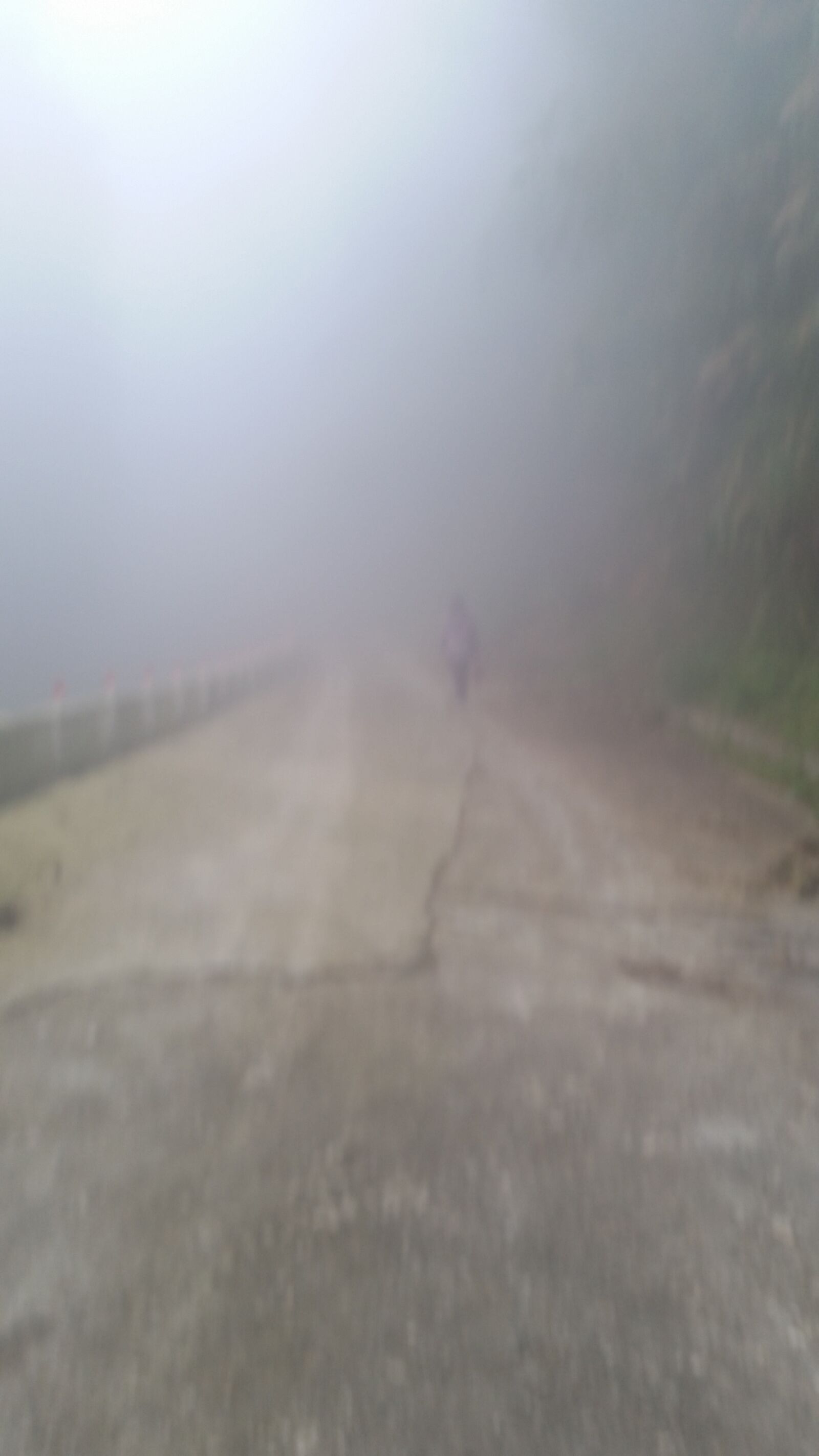 Samsung SM-G900I sample photo. Mountain road, mist, the photography