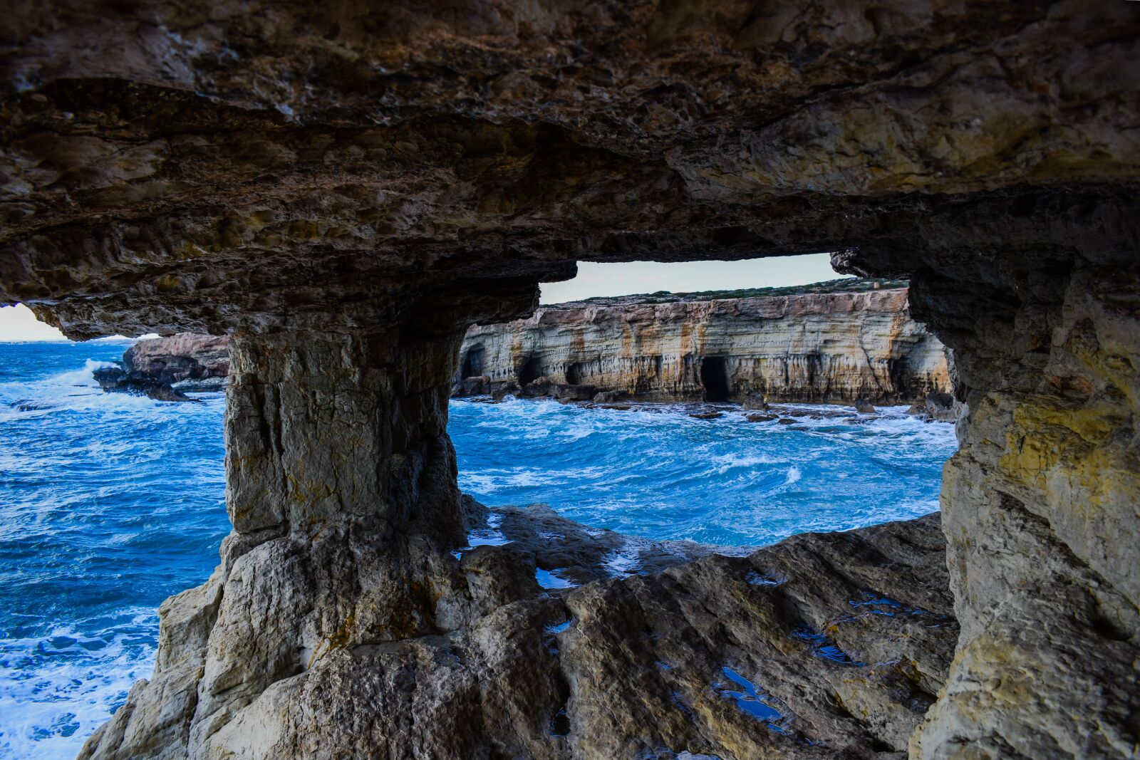Nikon D3300 sample photo. Sea caves, nature, geological photography