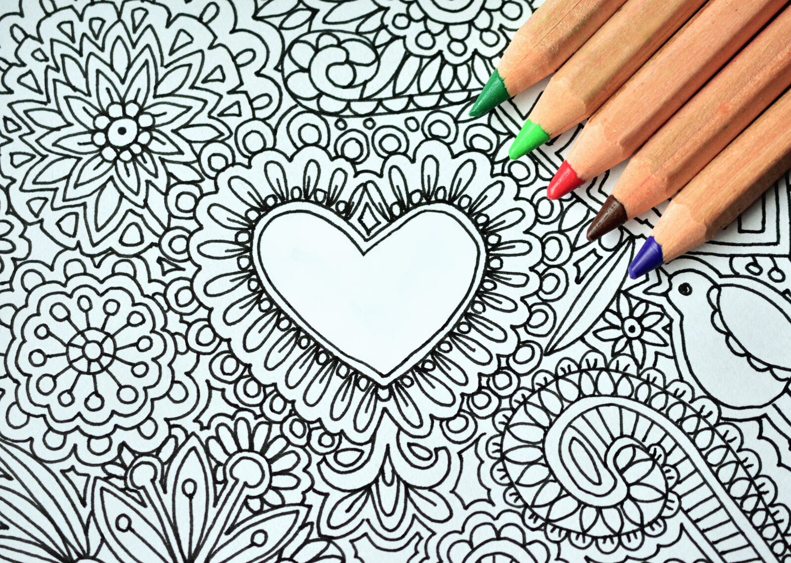 Nikon D5200 sample photo. Pencil, heart, art, drawing photography