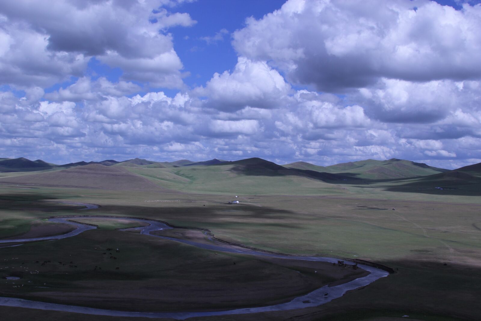 Canon EOS 60D + Canon EF 24-105mm F4L IS USM sample photo. Inner mongolia, prairie, blue photography