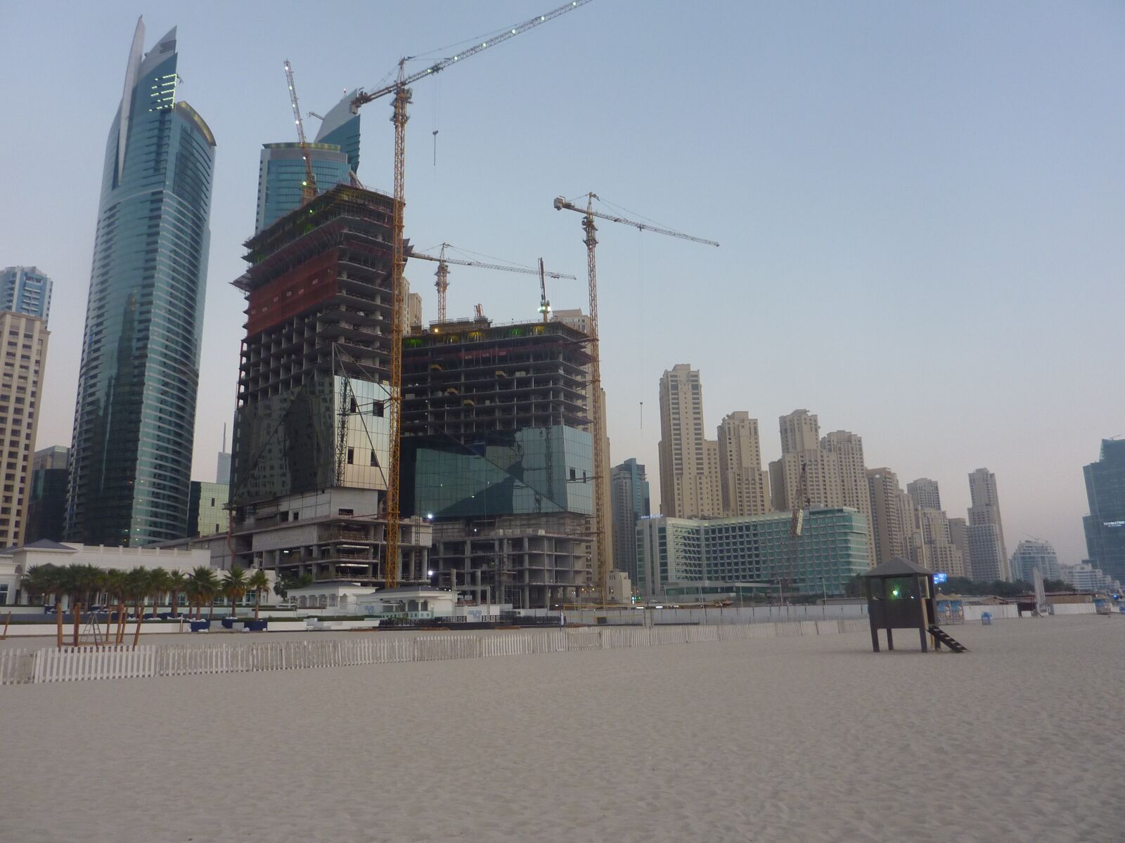 Panasonic DMC-TZ7 sample photo. Dubai, beach, emirates photography