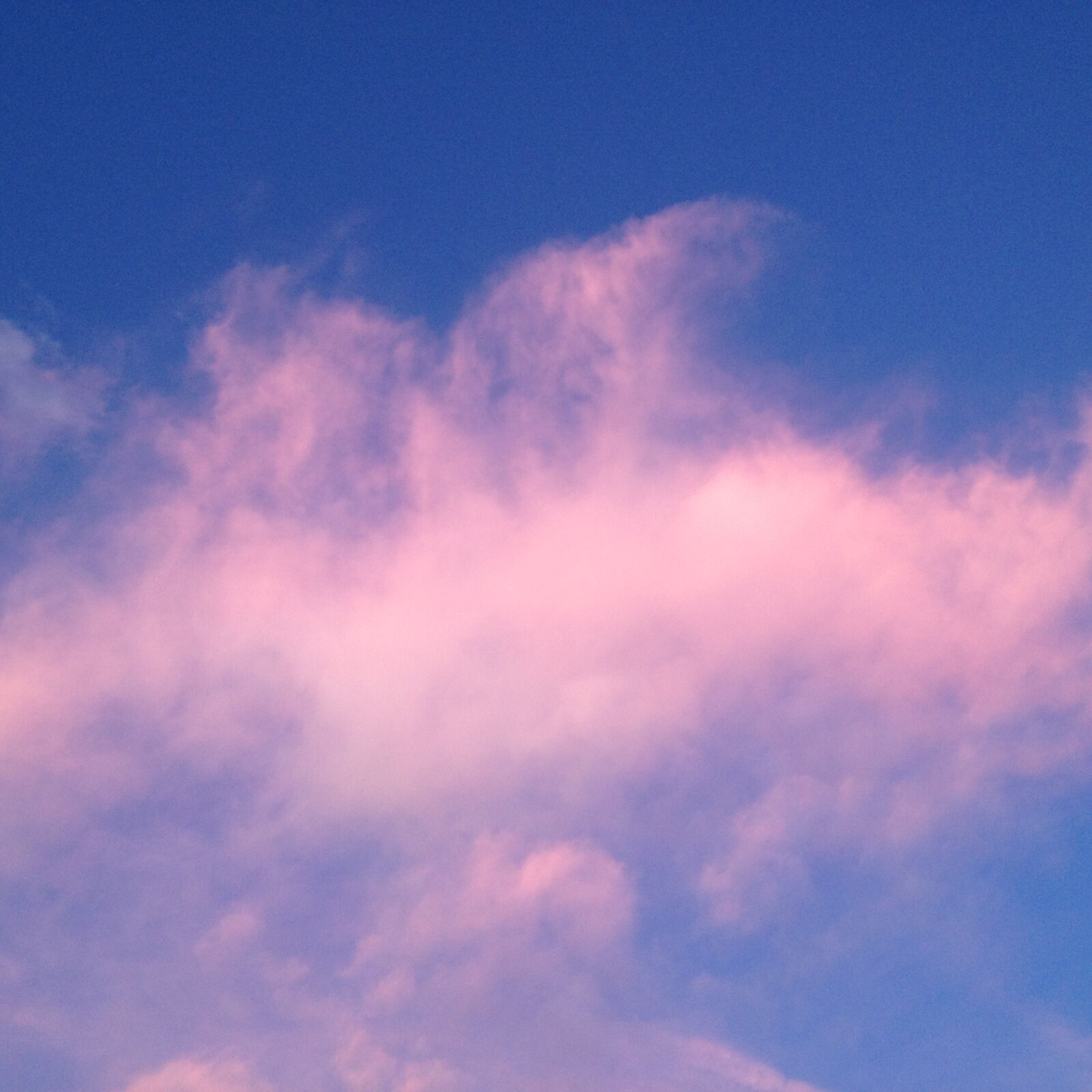 Apple iPhone 4S sample photo. Blue, sky, pink, cloud photography