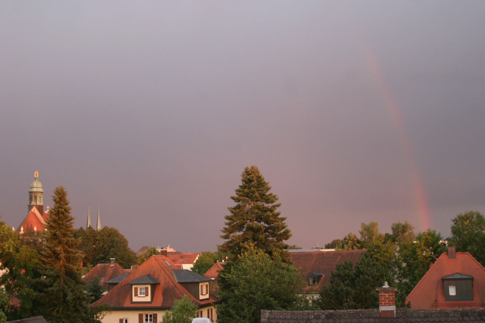 Canon EOS 10D sample photo. Rainbow, abendstimmung, sky photography