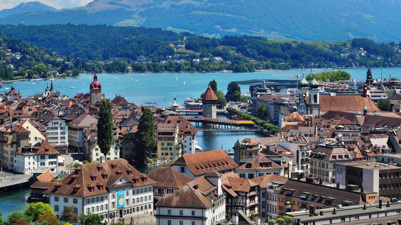 Olympus OM-D E-M10 II sample photo. Lucerne, lake lucerne region photography