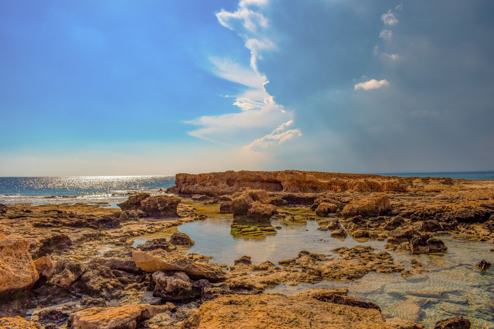 Nikon D3300 sample photo. Rocky coast, sea, sky photography