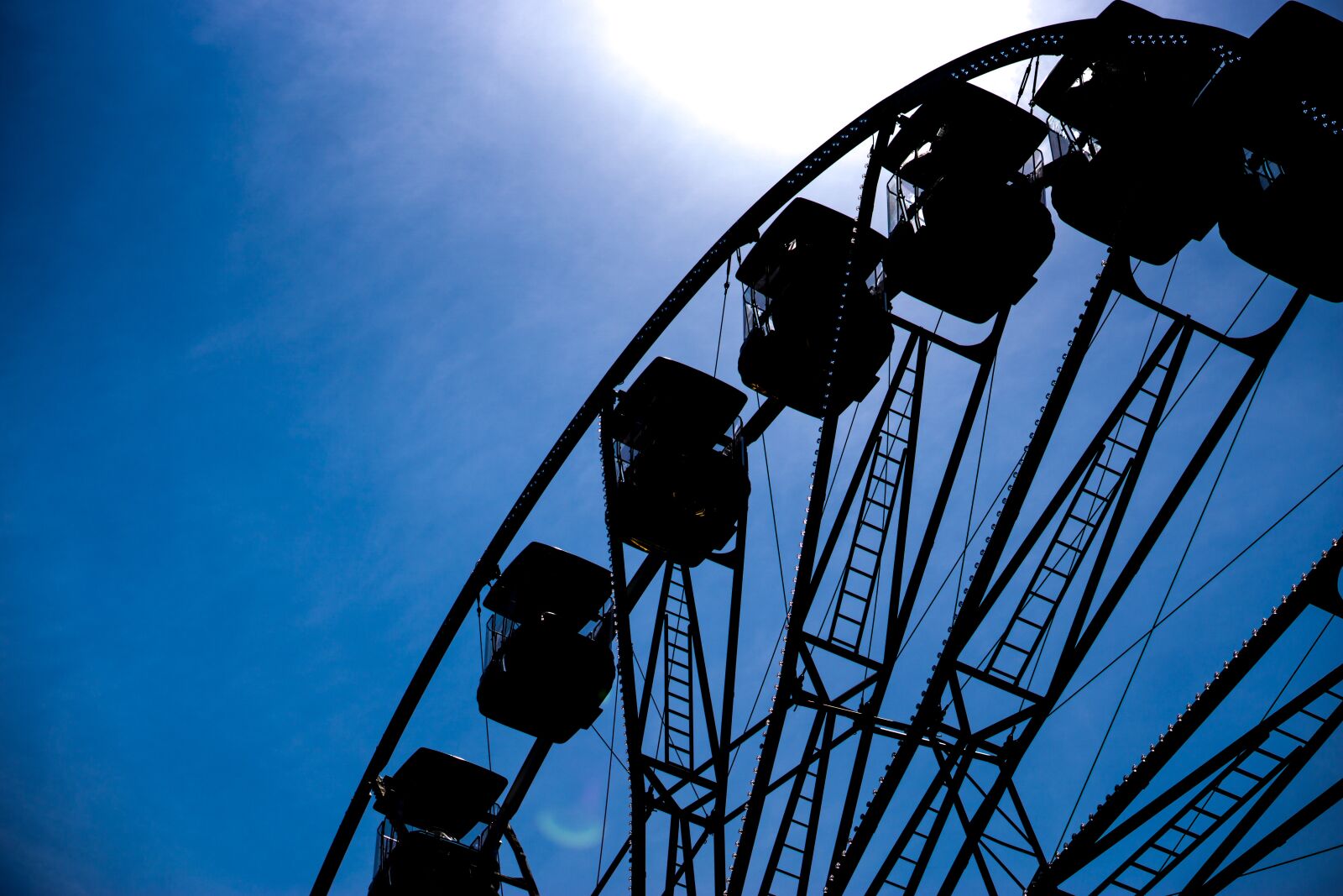 Sony a5100 sample photo. Ferris wheel, ride, fun photography