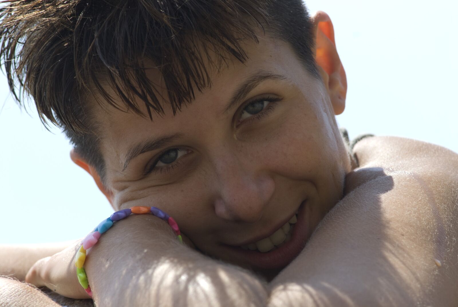 Nikon D200 sample photo. Smile, girl, sun photography