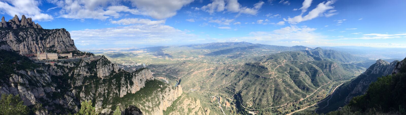Apple iPhone 6 sample photo. Montserrat, panoramic, landscape photography