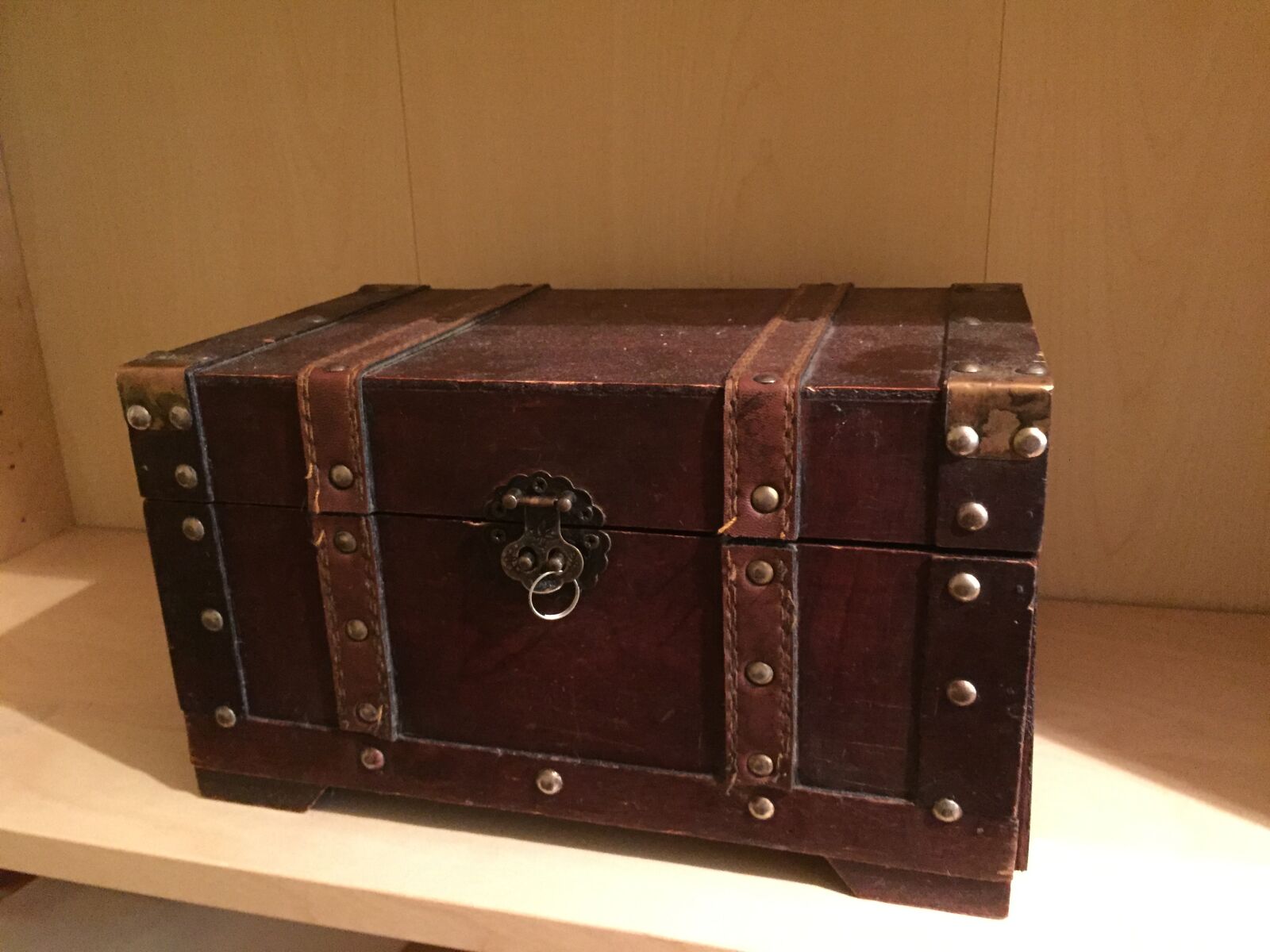 iPhone 6 back camera 4.15mm f/2.2 sample photo. Treasure, box, brown photography