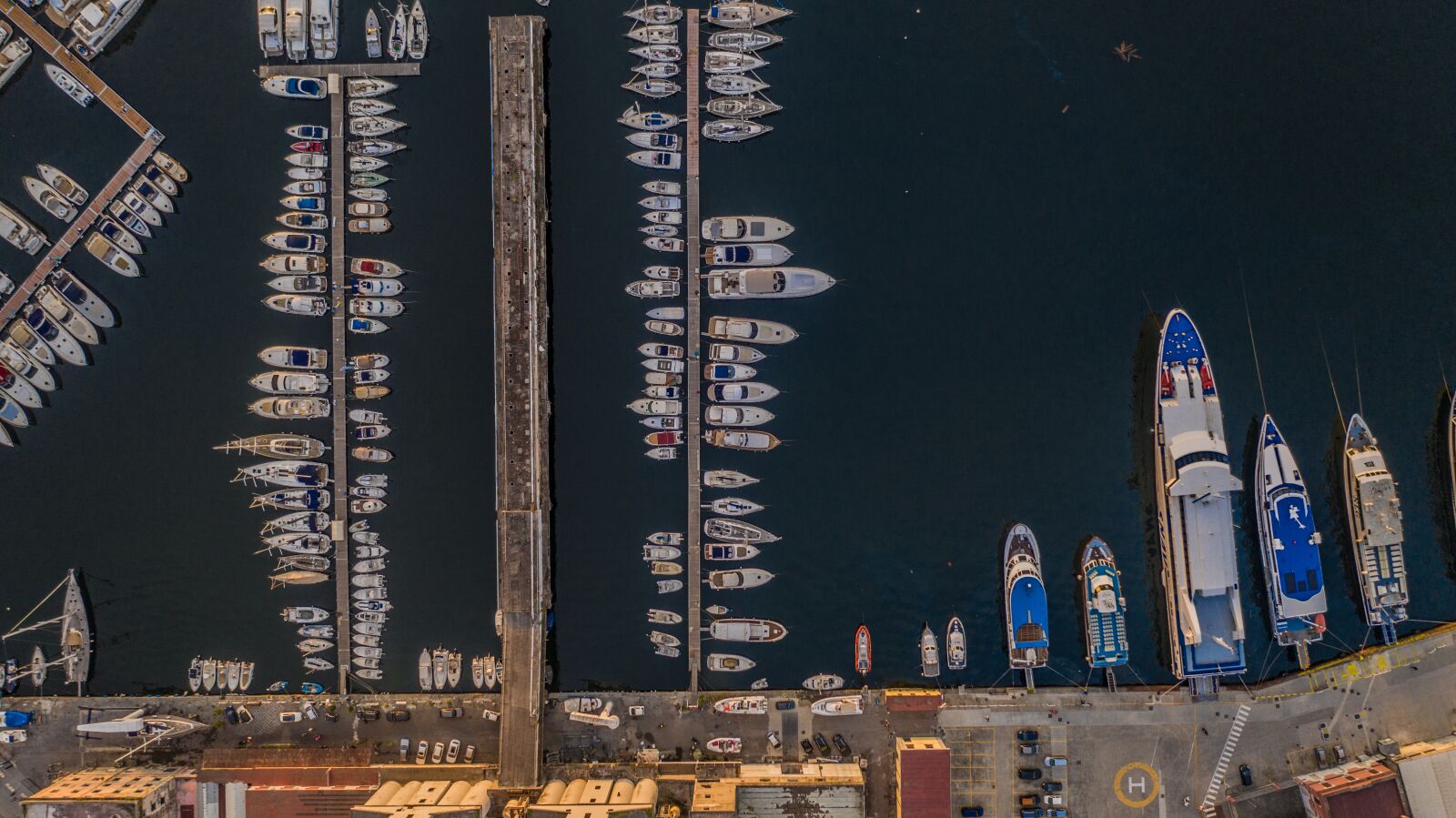 Hasselblad L1D-20c sample photo. Drone, porto, boats photography
