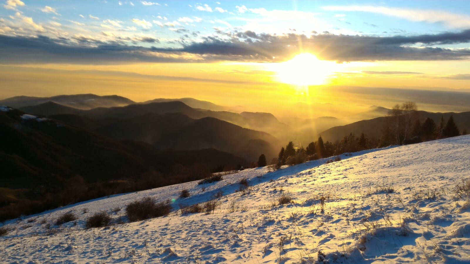 ASUS Z00AD sample photo. Sun, mountain, snow photography