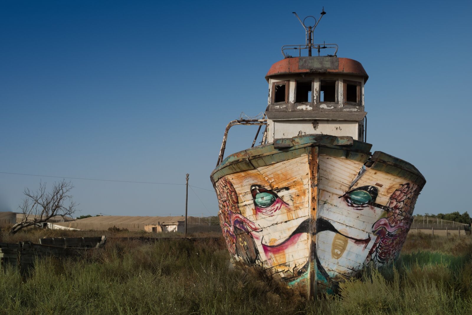 Fujifilm XF 18-55mm F2.8-4 R LM OIS sample photo. Abandoned ship, earth, without photography