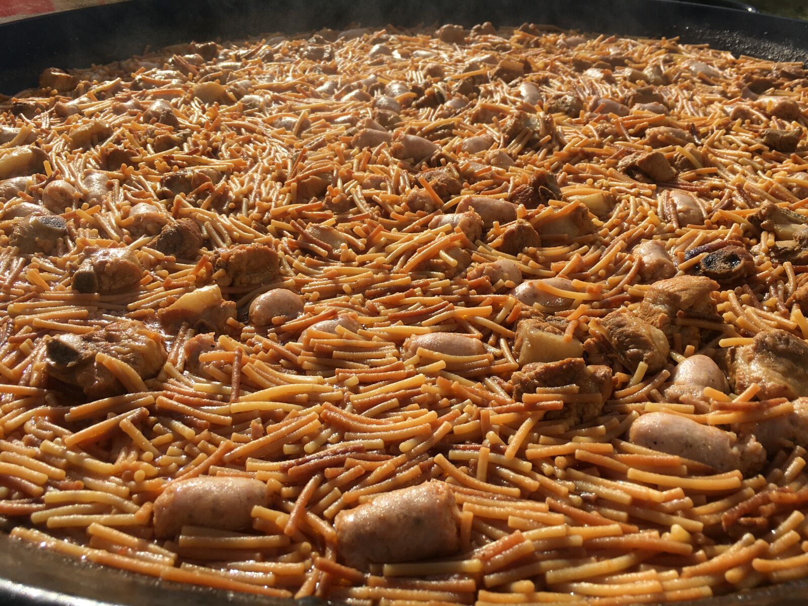 Apple iPhone 6s sample photo. Food, noodles, paella photography