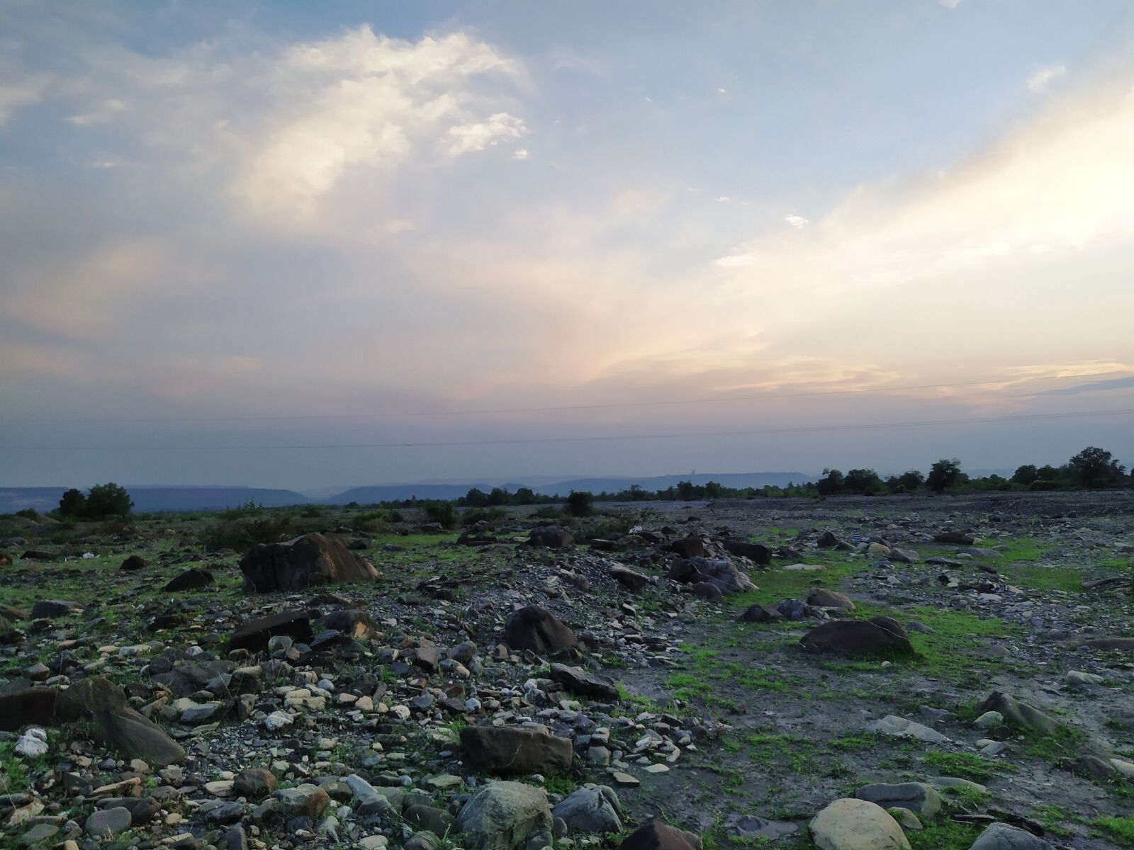 Xiaomi Redmi Note 7 sample photo. Sunset, sky, river photography