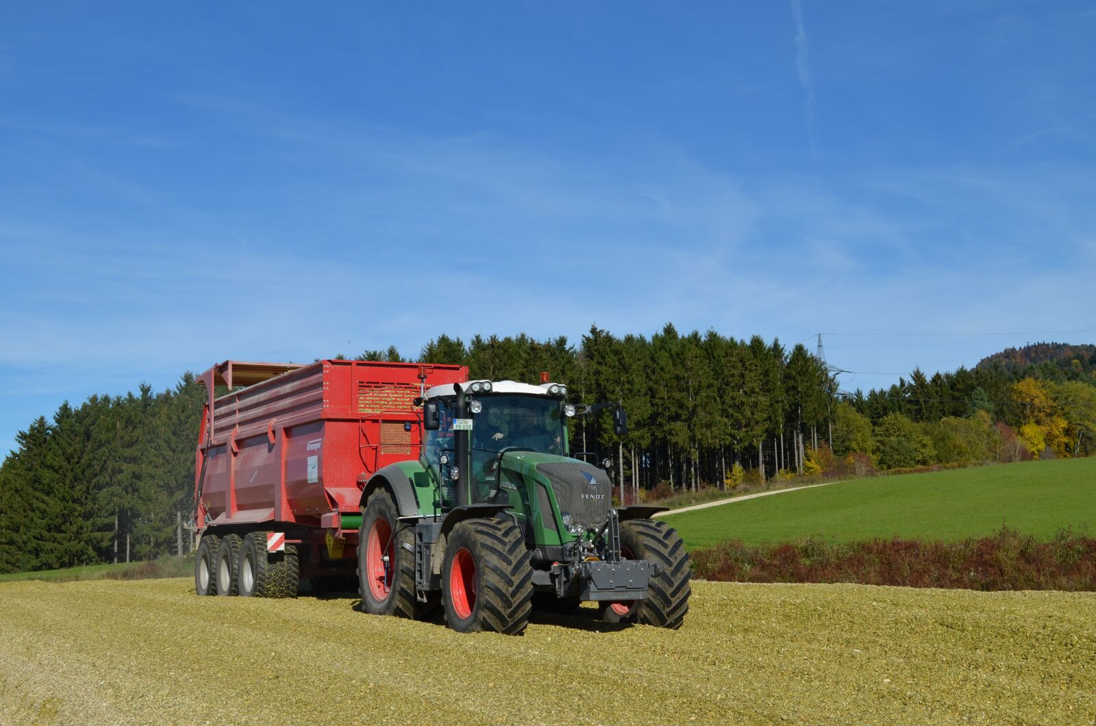 Nikon D5100 sample photo. Agriculture, chop, tractor photography