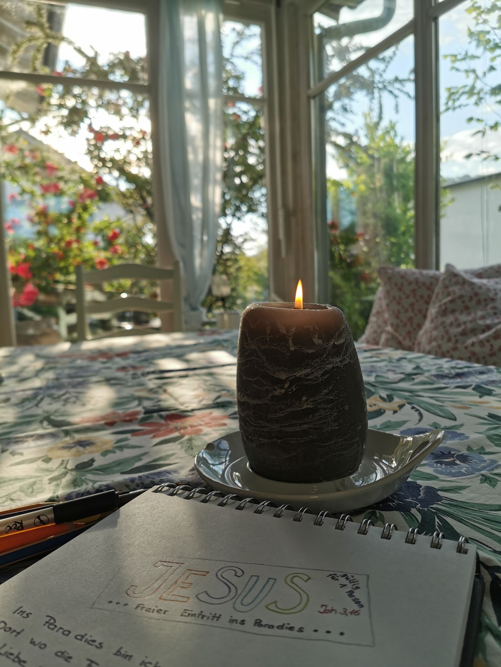 HUAWEI P30 Pro sample photo. Prayer, morning, candle photography