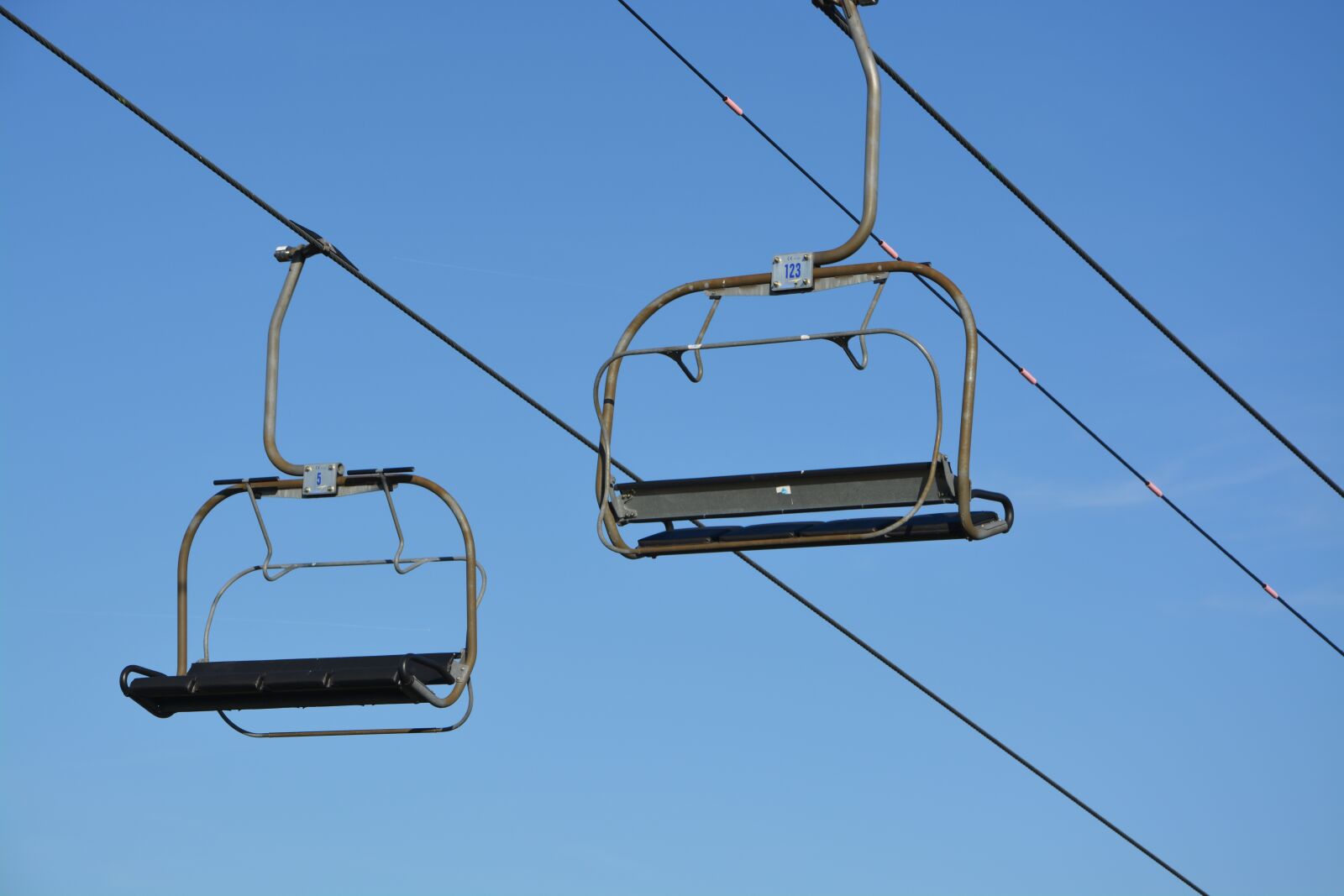 Nikon D5200 sample photo. Chair lift, mountain, annecy photography