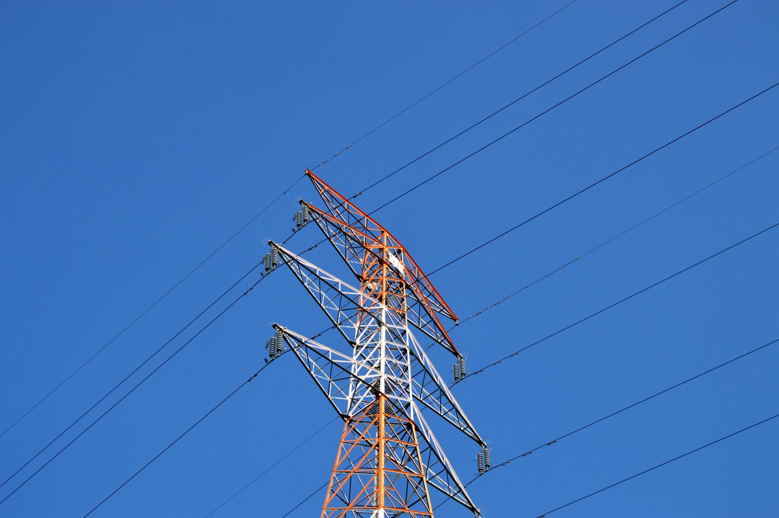 Nikon D3200 sample photo. Sky, frontline, power transmission photography