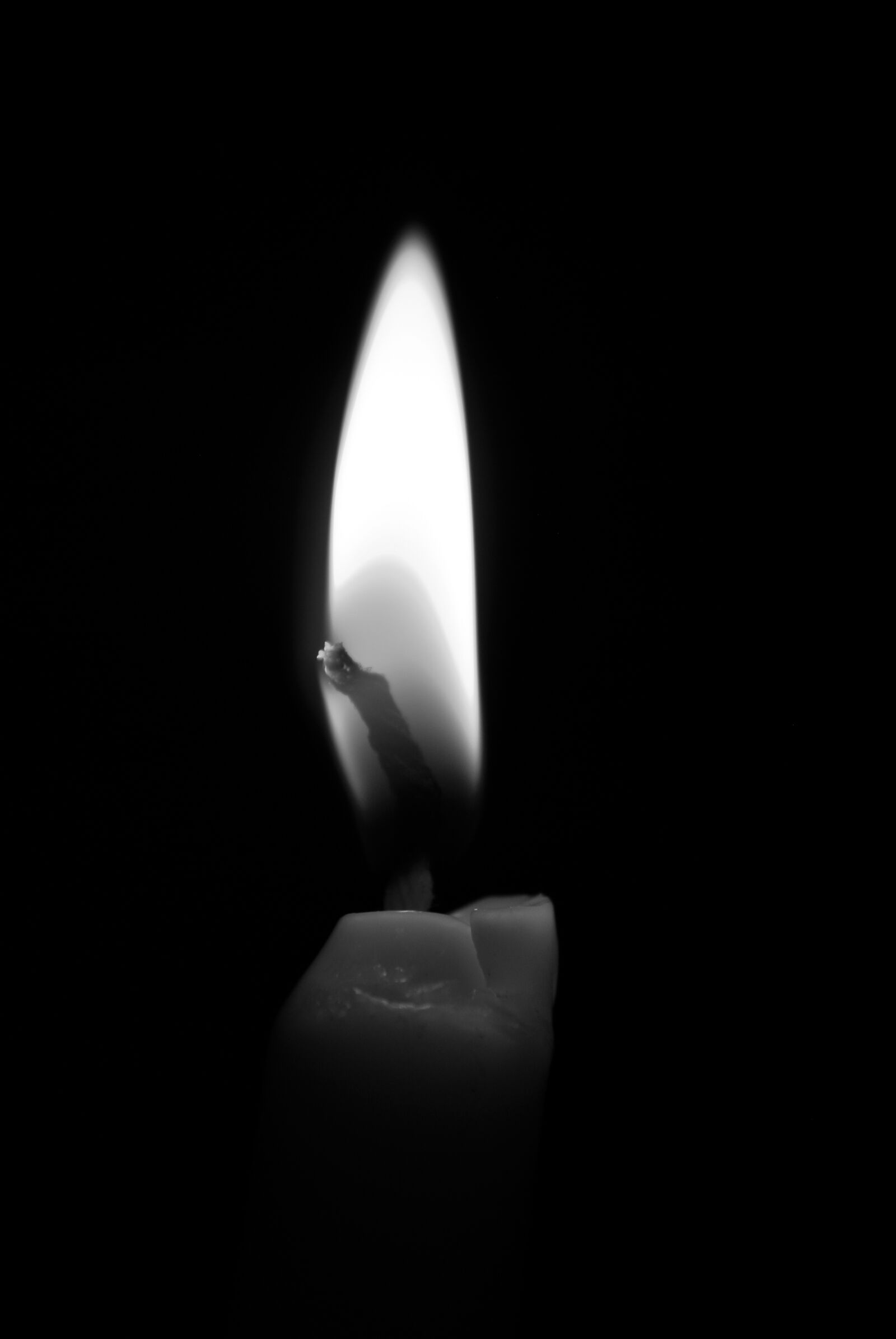 Nikon D60 sample photo. Candle, dark, background photography