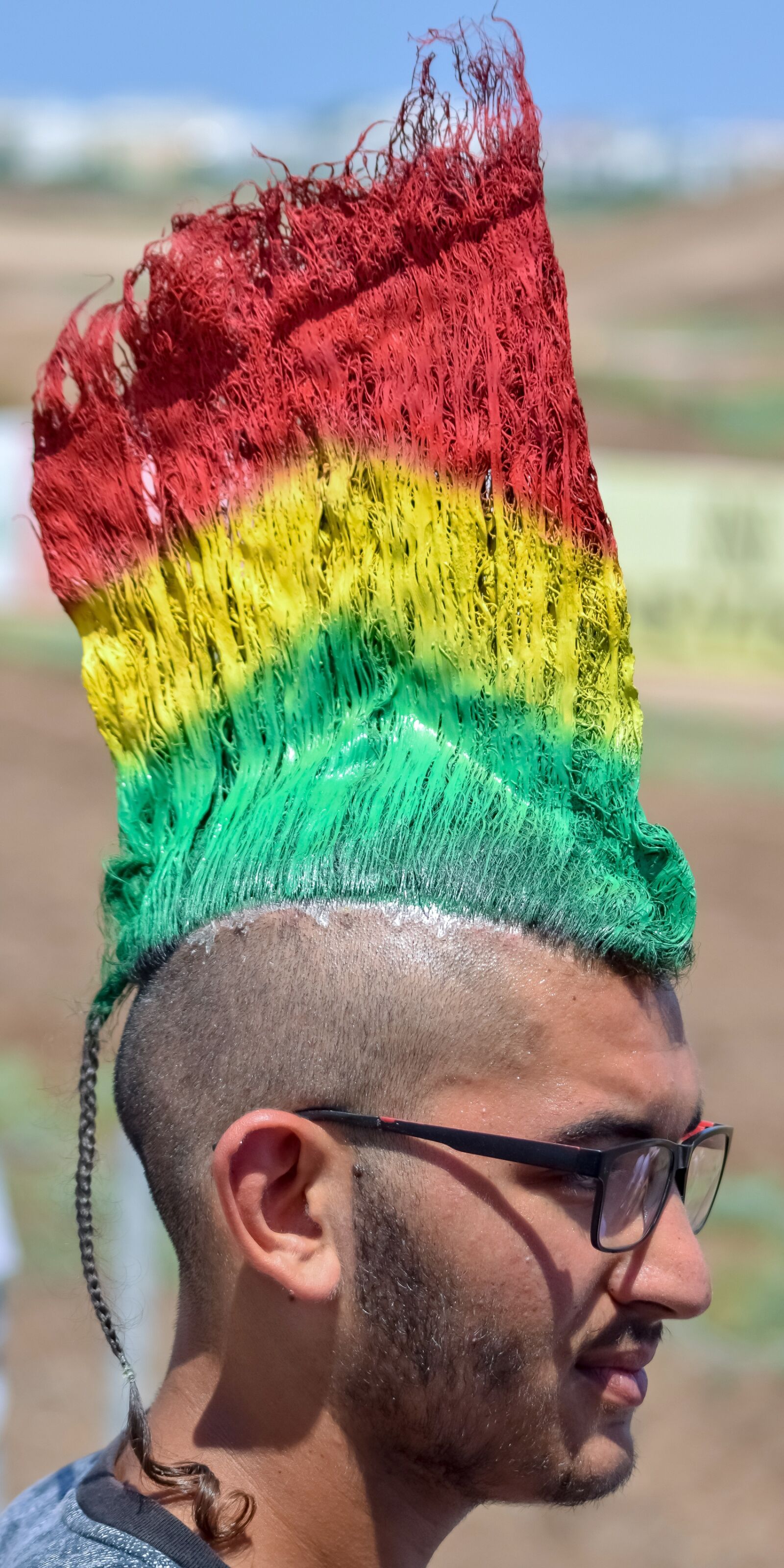 Nikon D3300 sample photo. Hair, colourful, punk photography