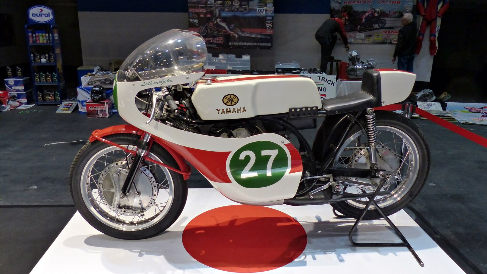 Panasonic Lumix DMC-FZ200 sample photo. Exhibition, fair, motorcycle photography