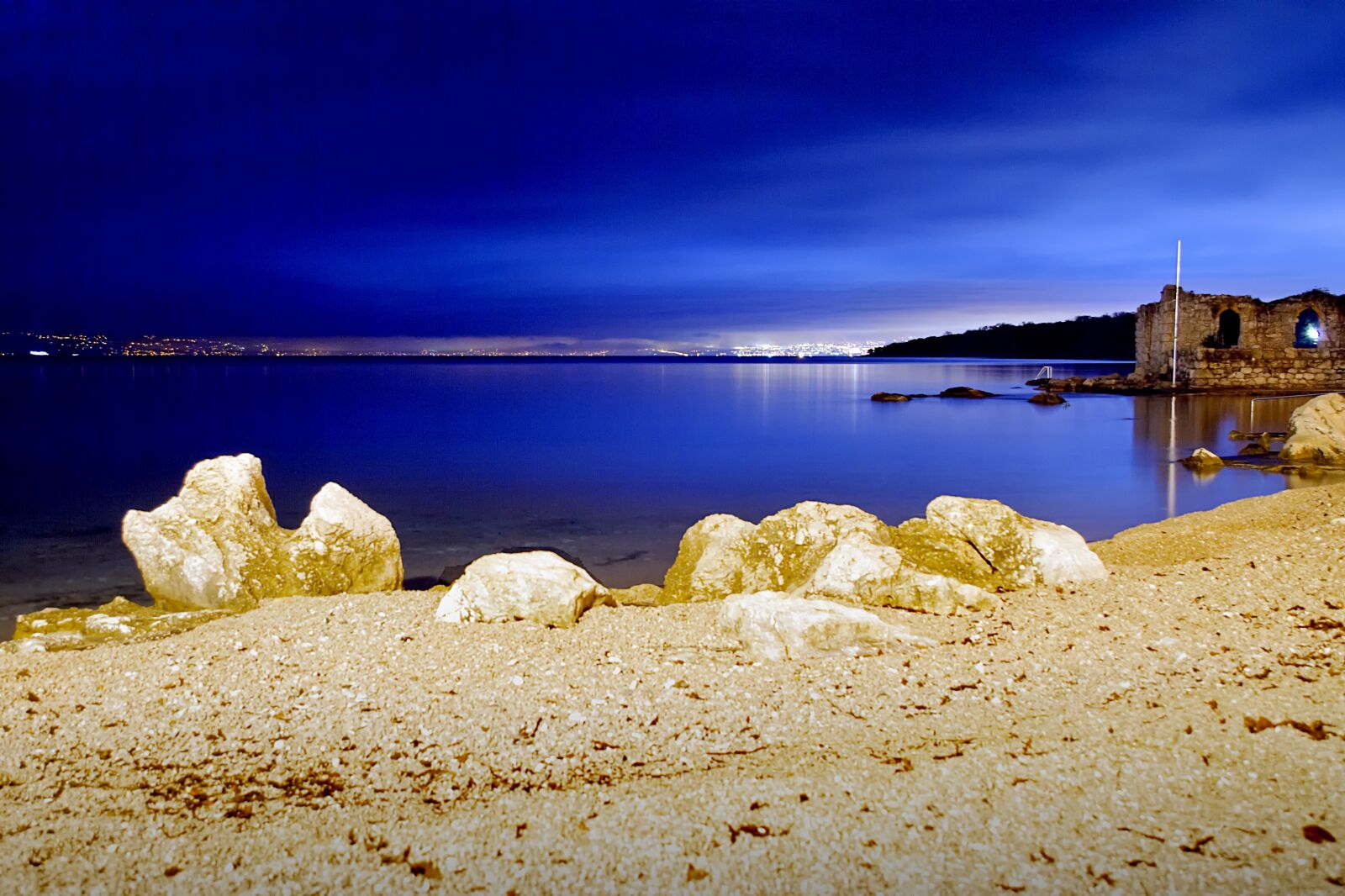 Canon EOS 7D sample photo. Croatia, blue hour, island photography
