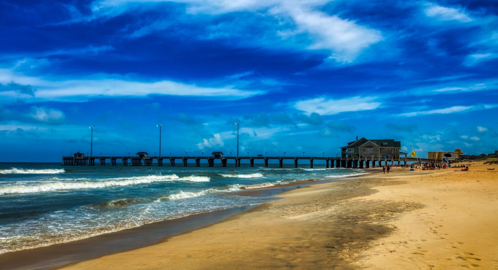 Canon EOS 5DS R sample photo. Jennette's pier, nags head photography